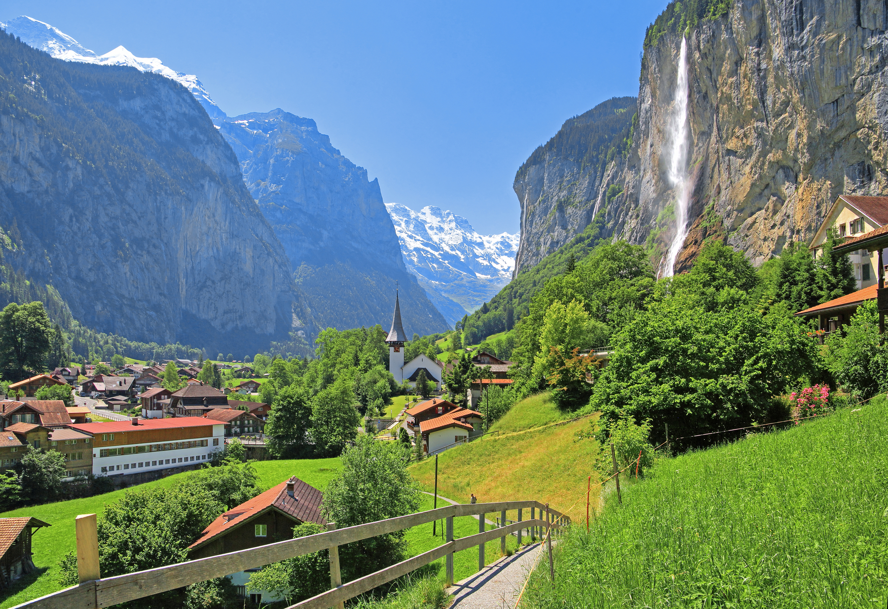 Lauterbrunnen, Švica