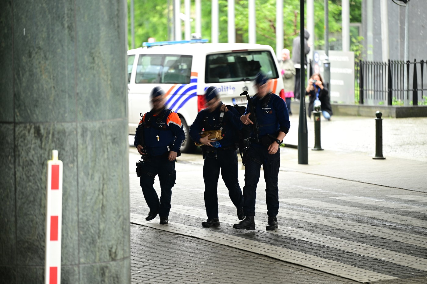 policija, Belgija, Bruselj, Strasbourg, Evropski parlament, racija