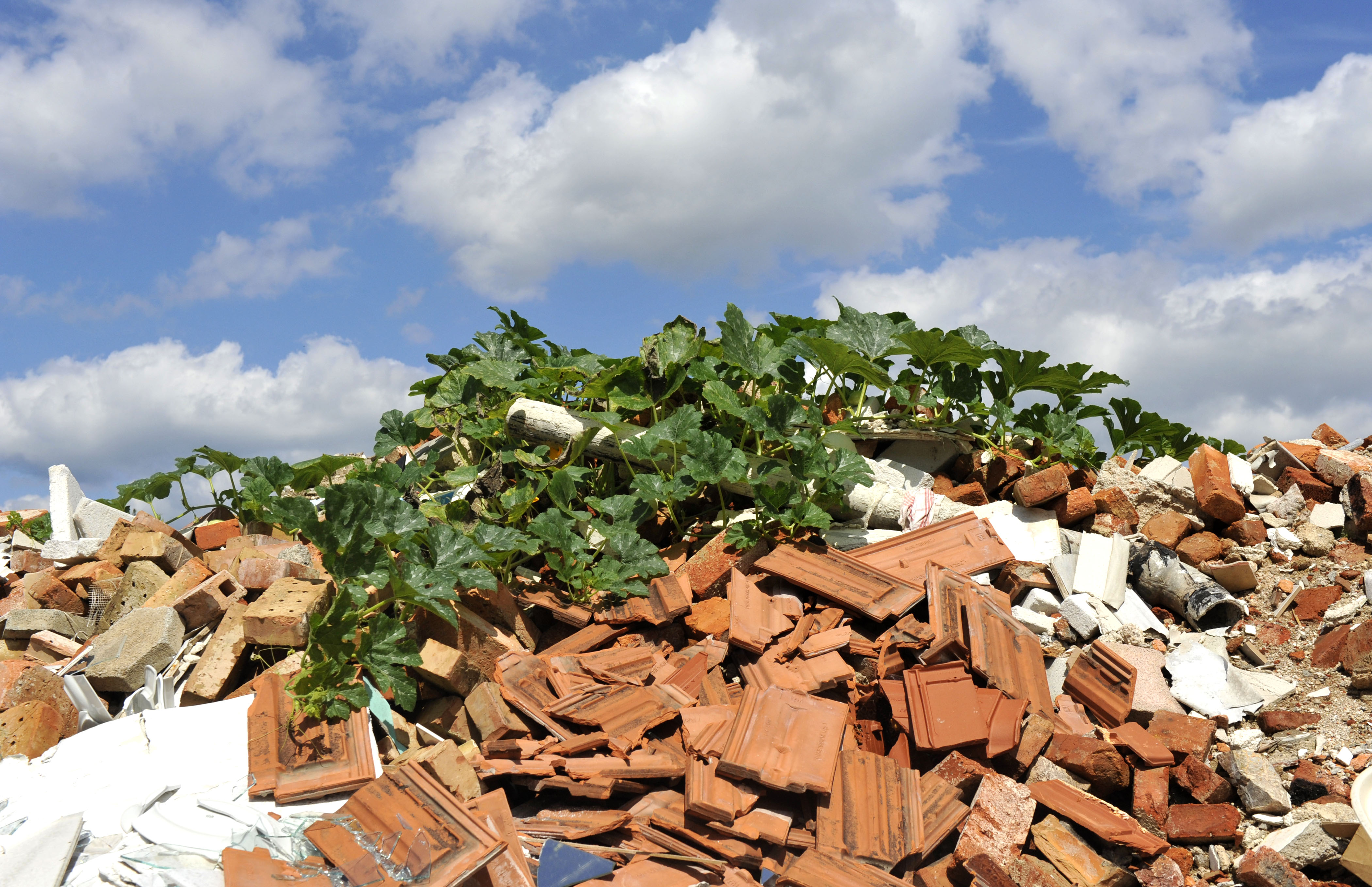 gradnja, gradbeni material, odpadki, gradbeni material