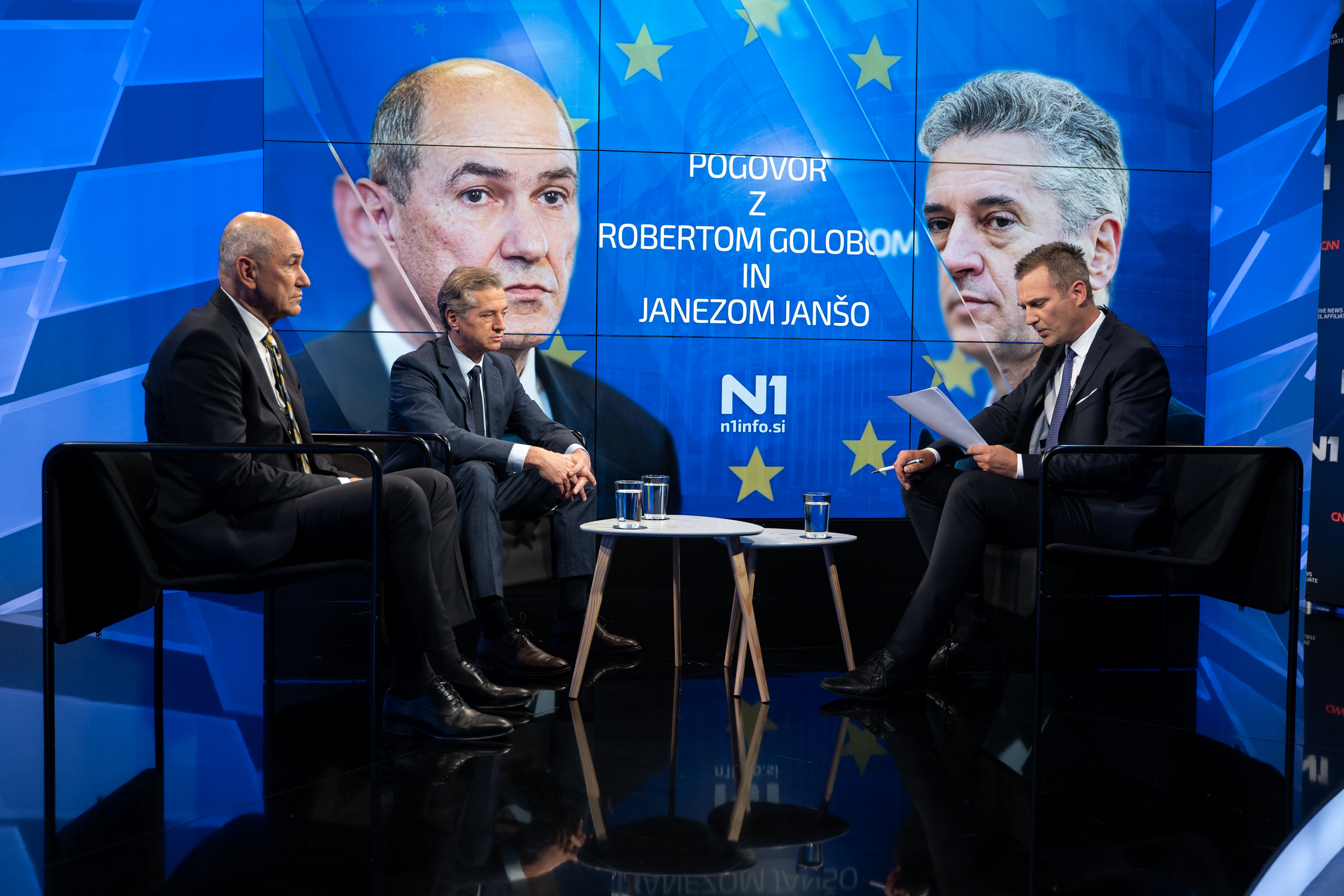 Janez Janša, Robert Golob