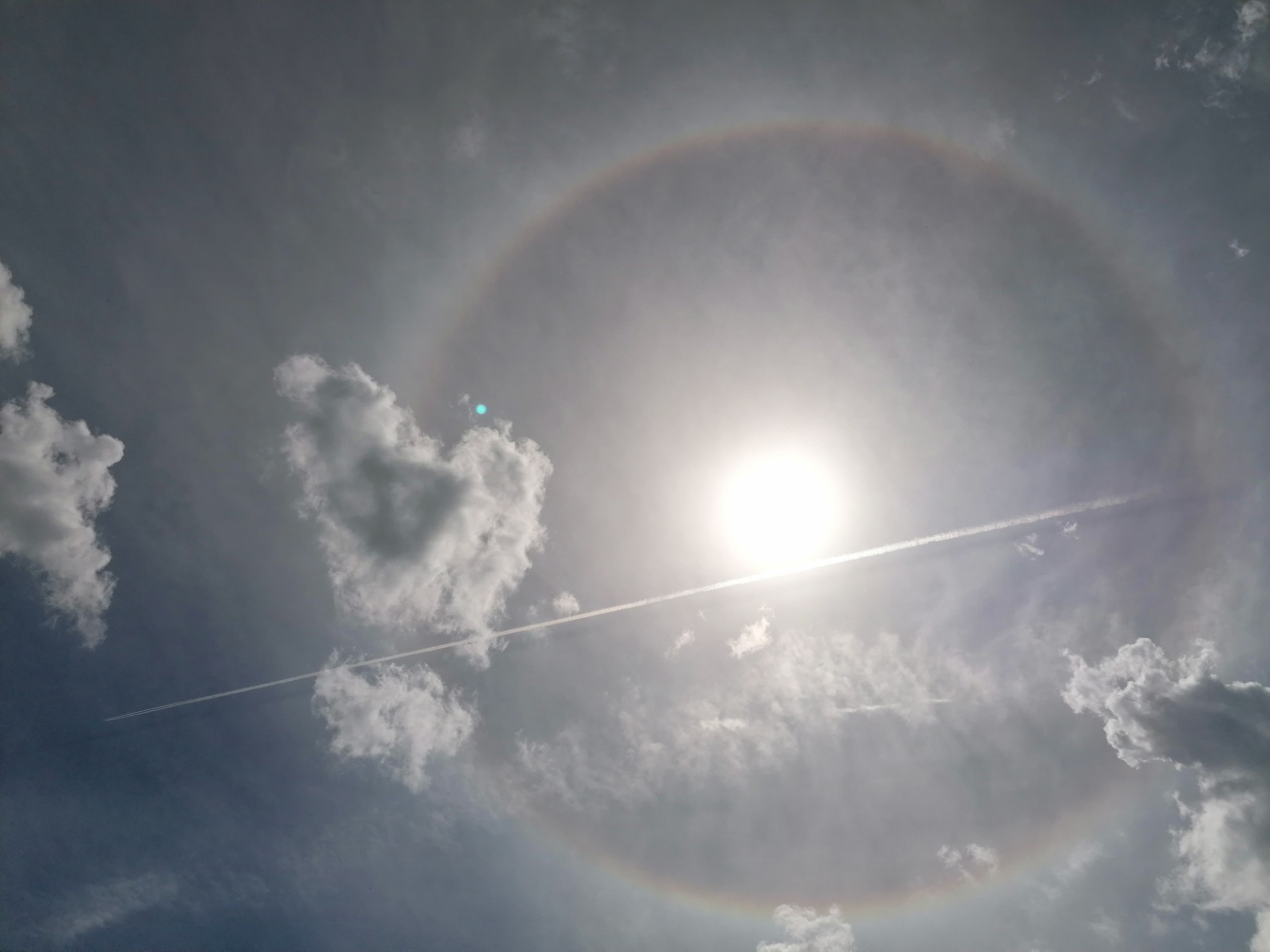 hàlo, svetlobni pojav, meteorologija