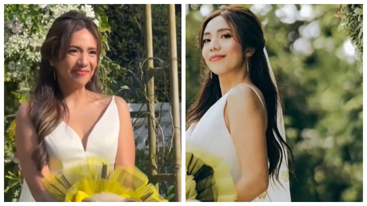 nevesta, pes, poročni šopek