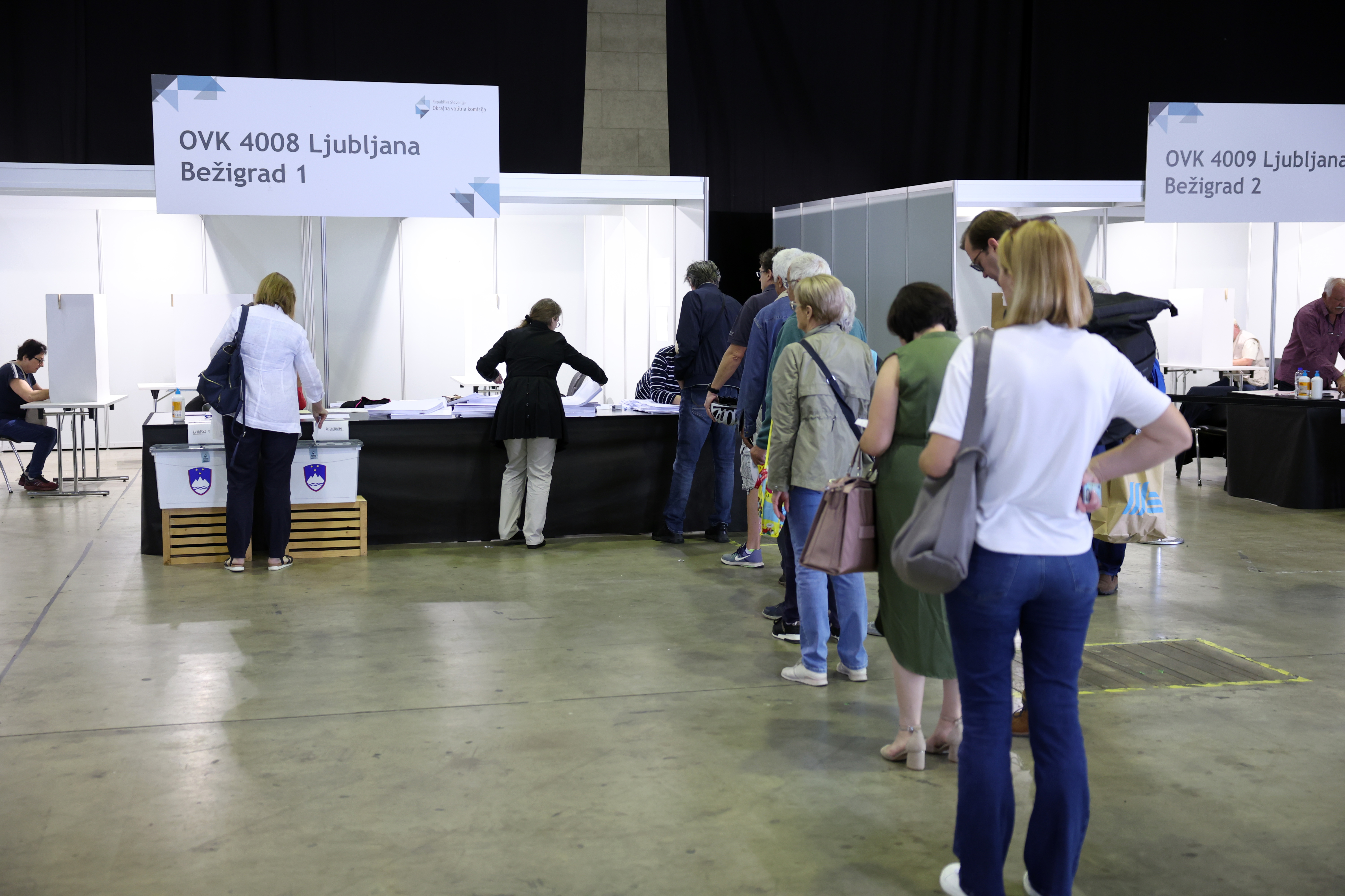 Evropske volitve, referendum, predčasno glasovanje, Ljubljana, Gospodarsko razstavišče