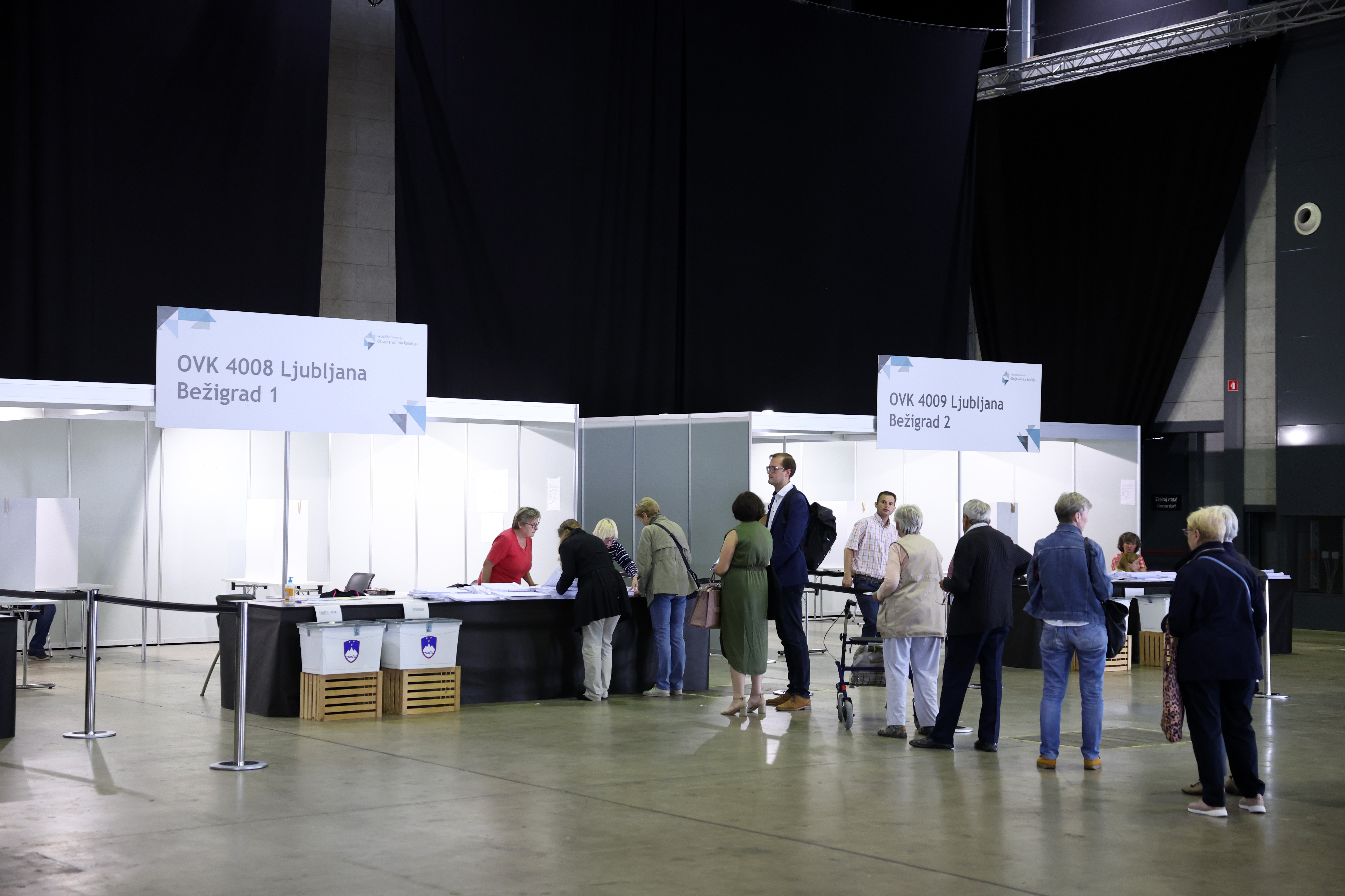 Evropske volitve, referendum, predčasno glasovanje, Ljubljana, Gospodarsko razstavišče