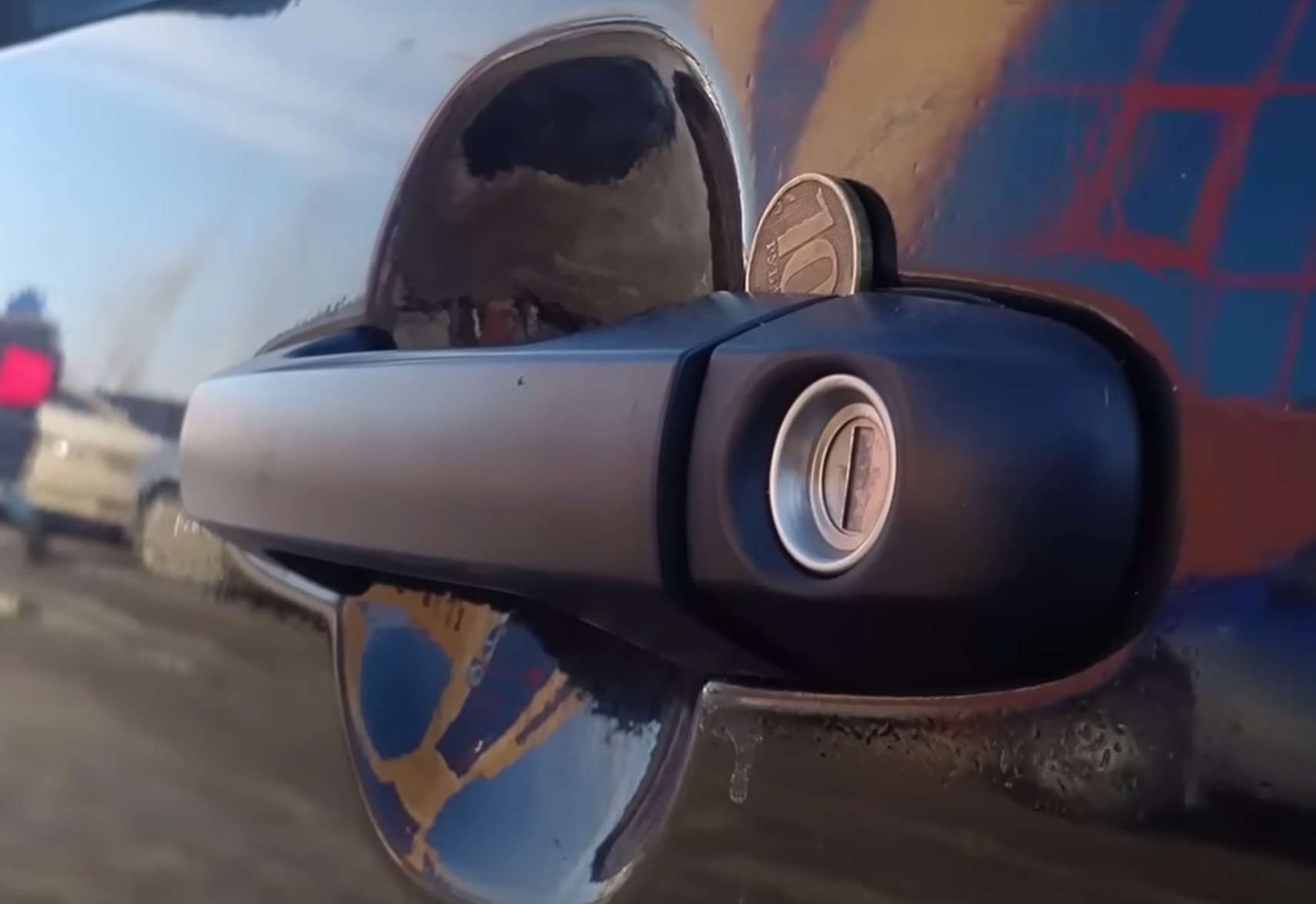 kraje avtomobilov, kraja avtomobila, kovanec