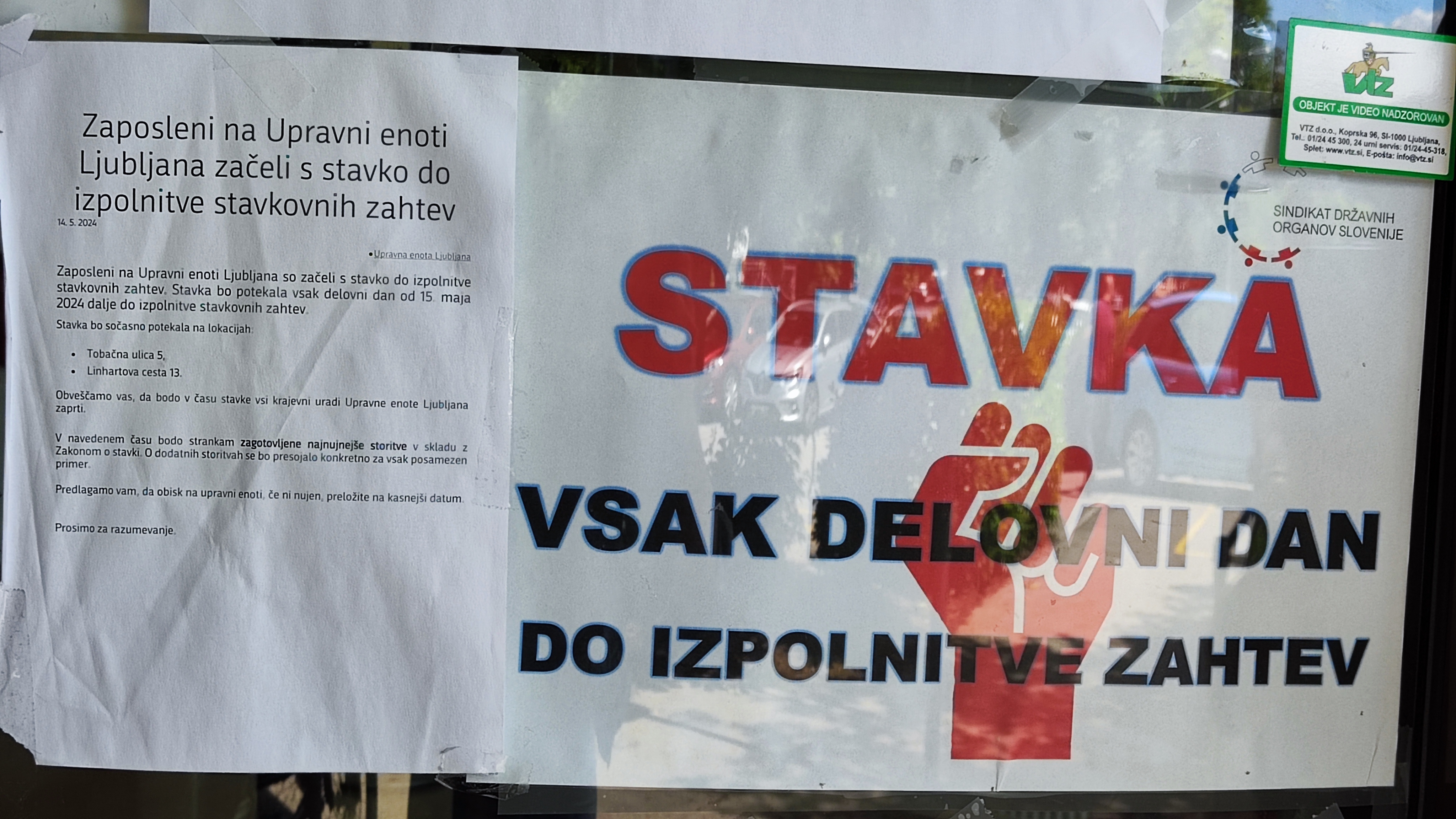 upravna enota, stavka, ljubljana