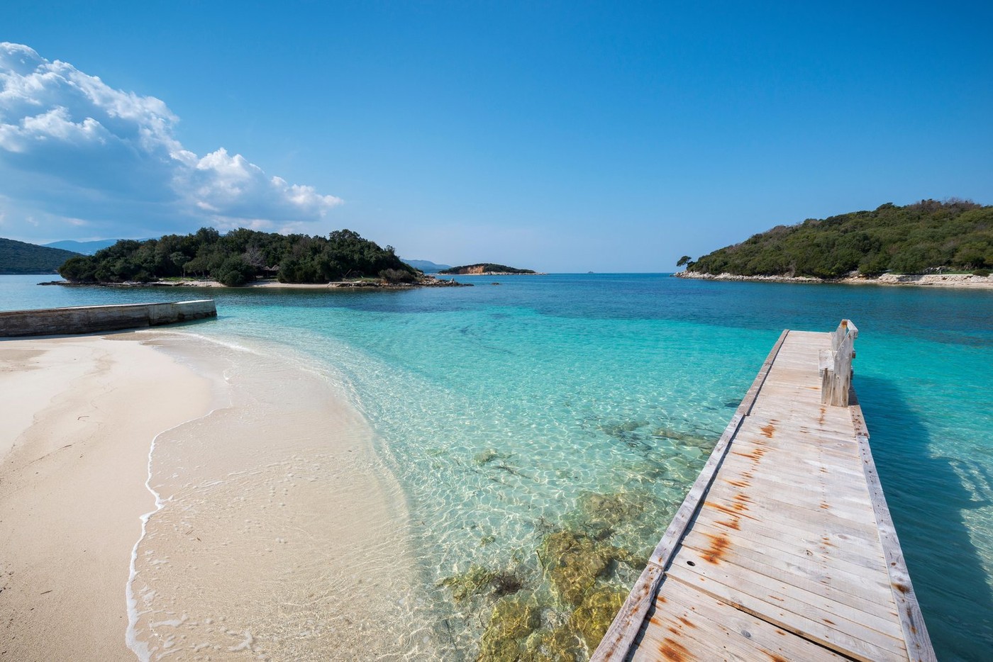 plaža, Ksamil, Albanija