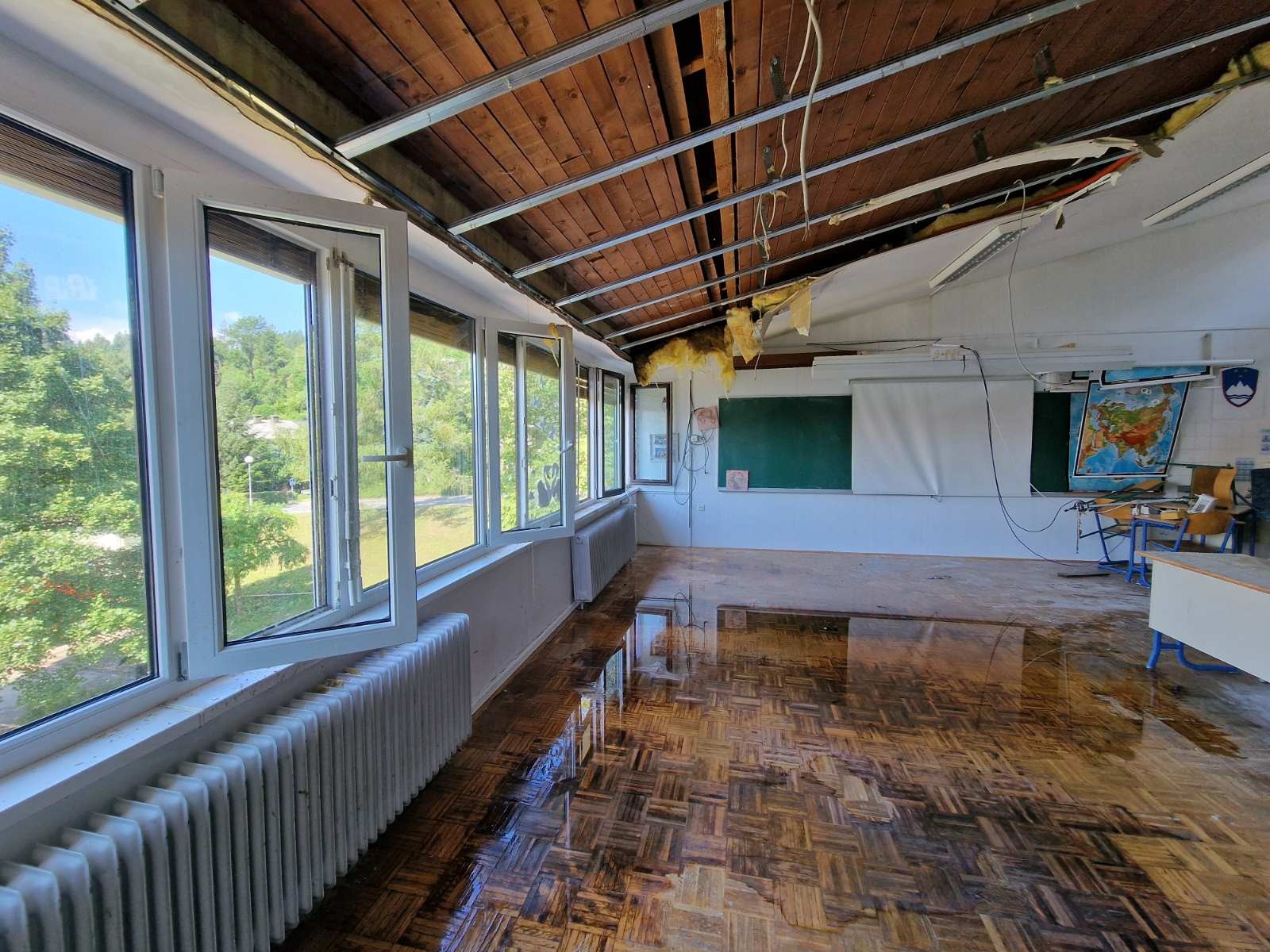 požar, oš, tržič, bistrica