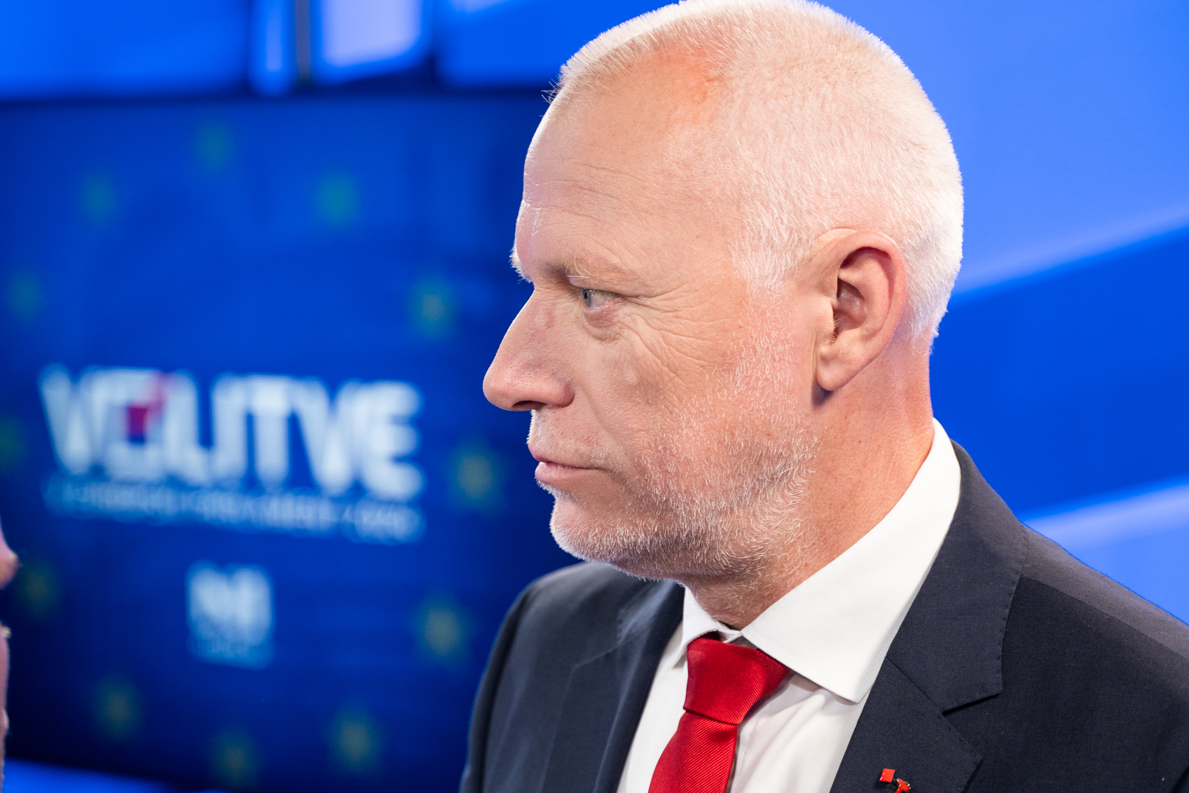 Soočenje Milana Brgleza in Aleša Hojsa na N1 (Foto: Aljaž Uršej)