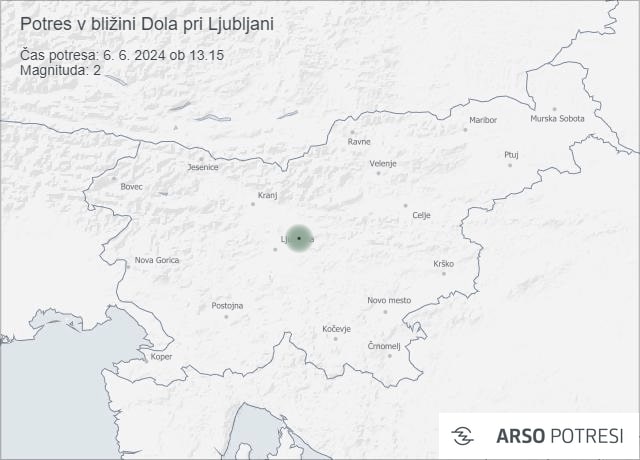 potres dol pri ljubljani