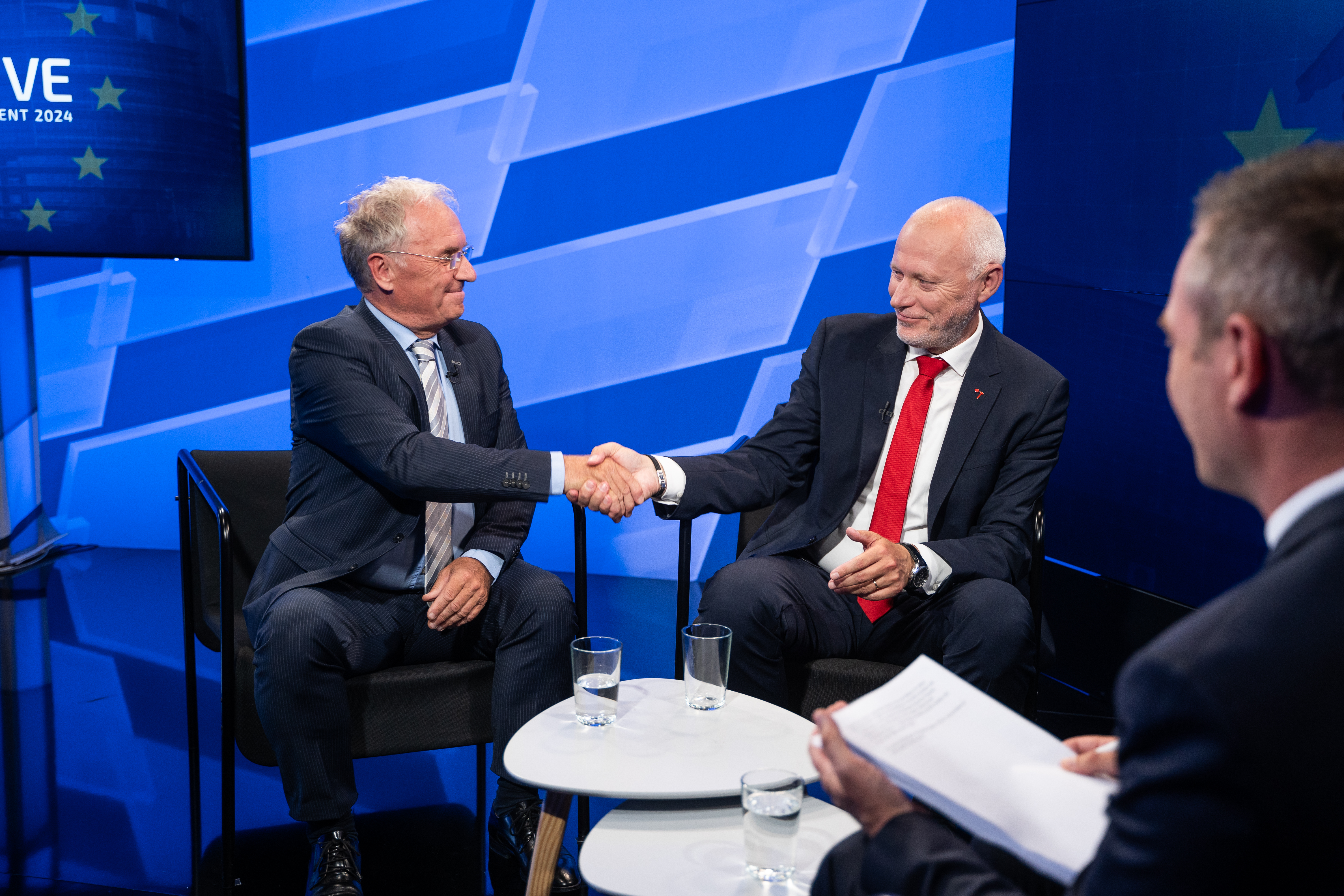 Milan Brglez in Aleš Hojs - soočenje evropske volitve