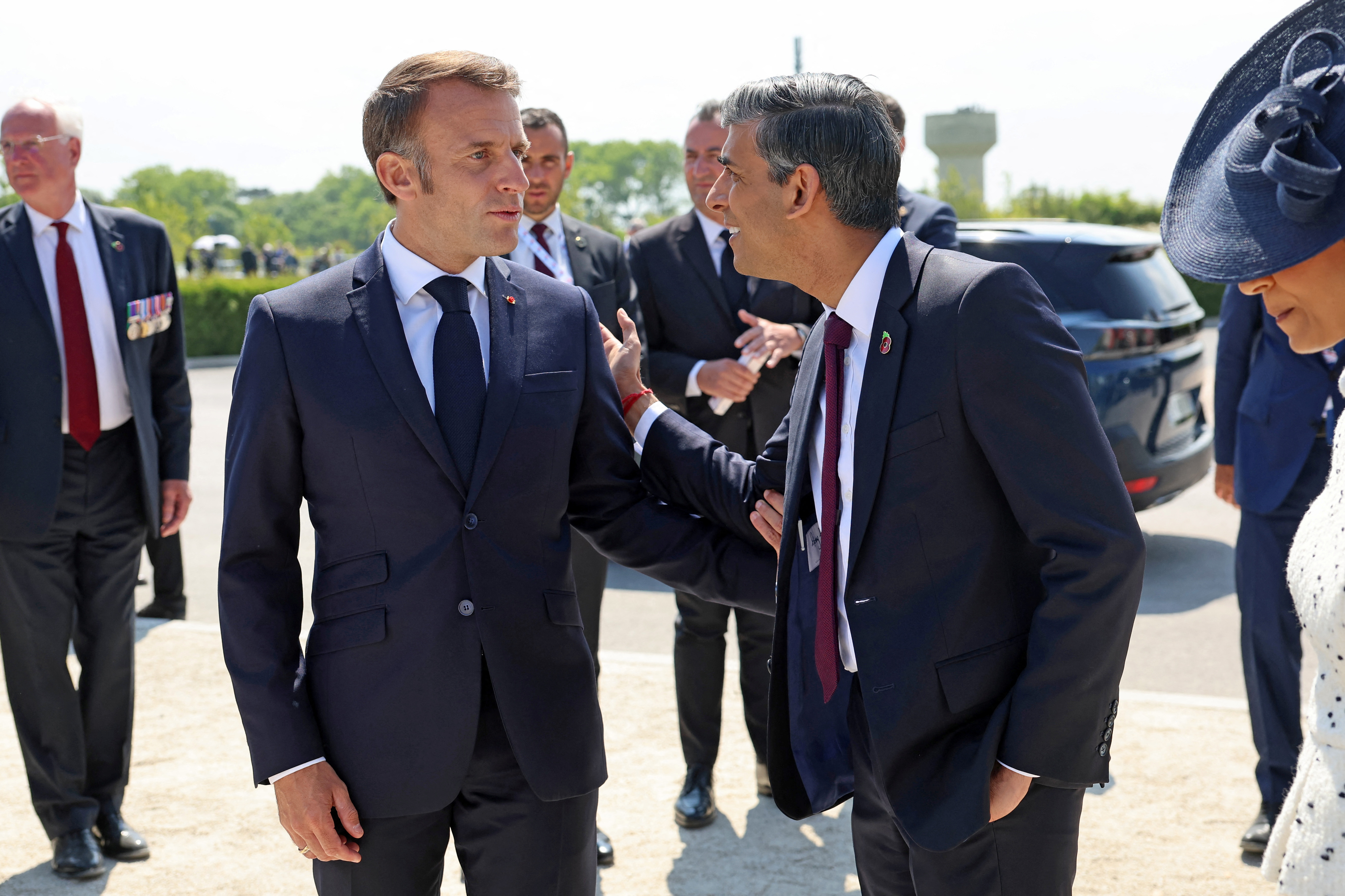 slovesnost ob dnevu D v Normandiji