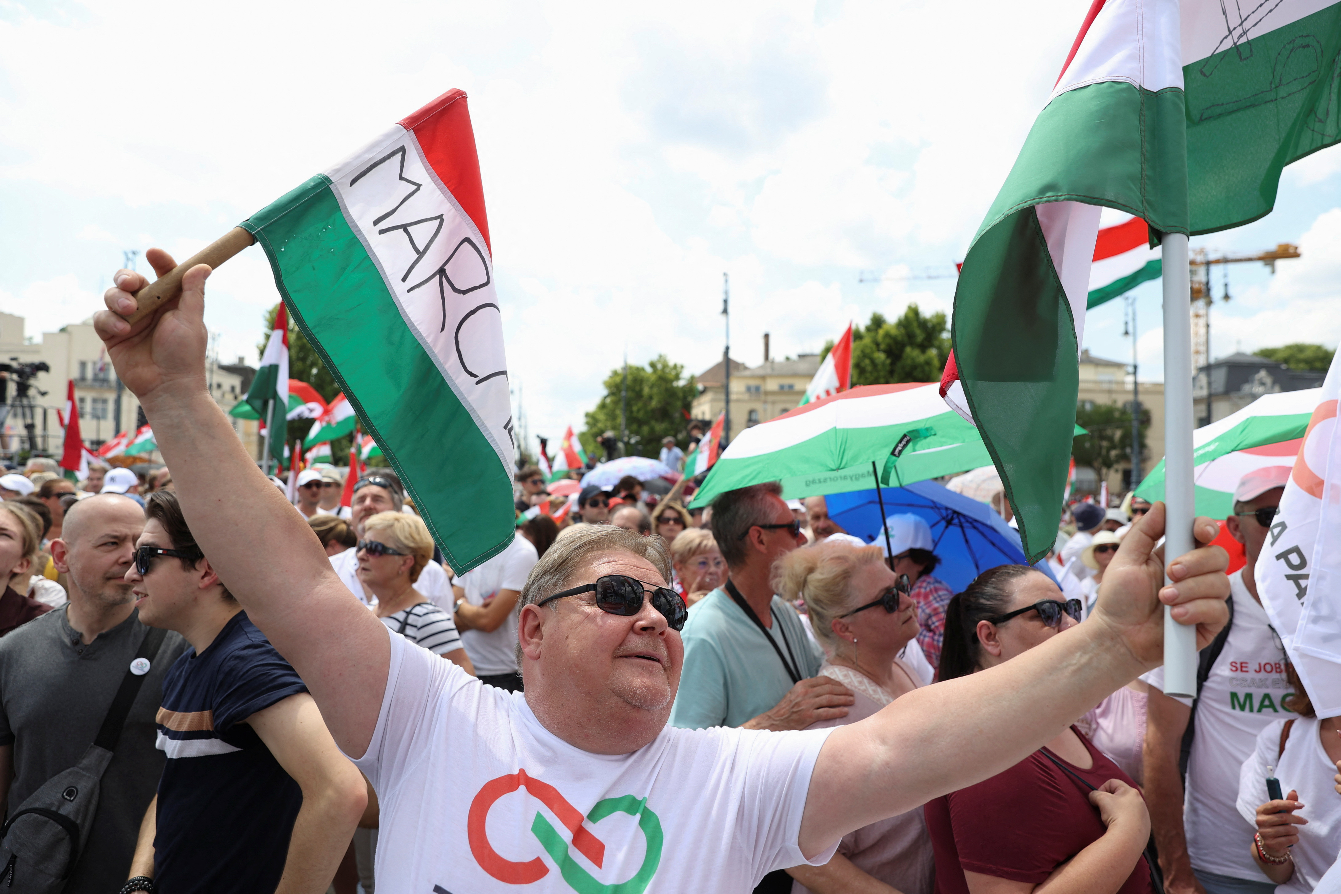 madžarska, budimpešta, protest