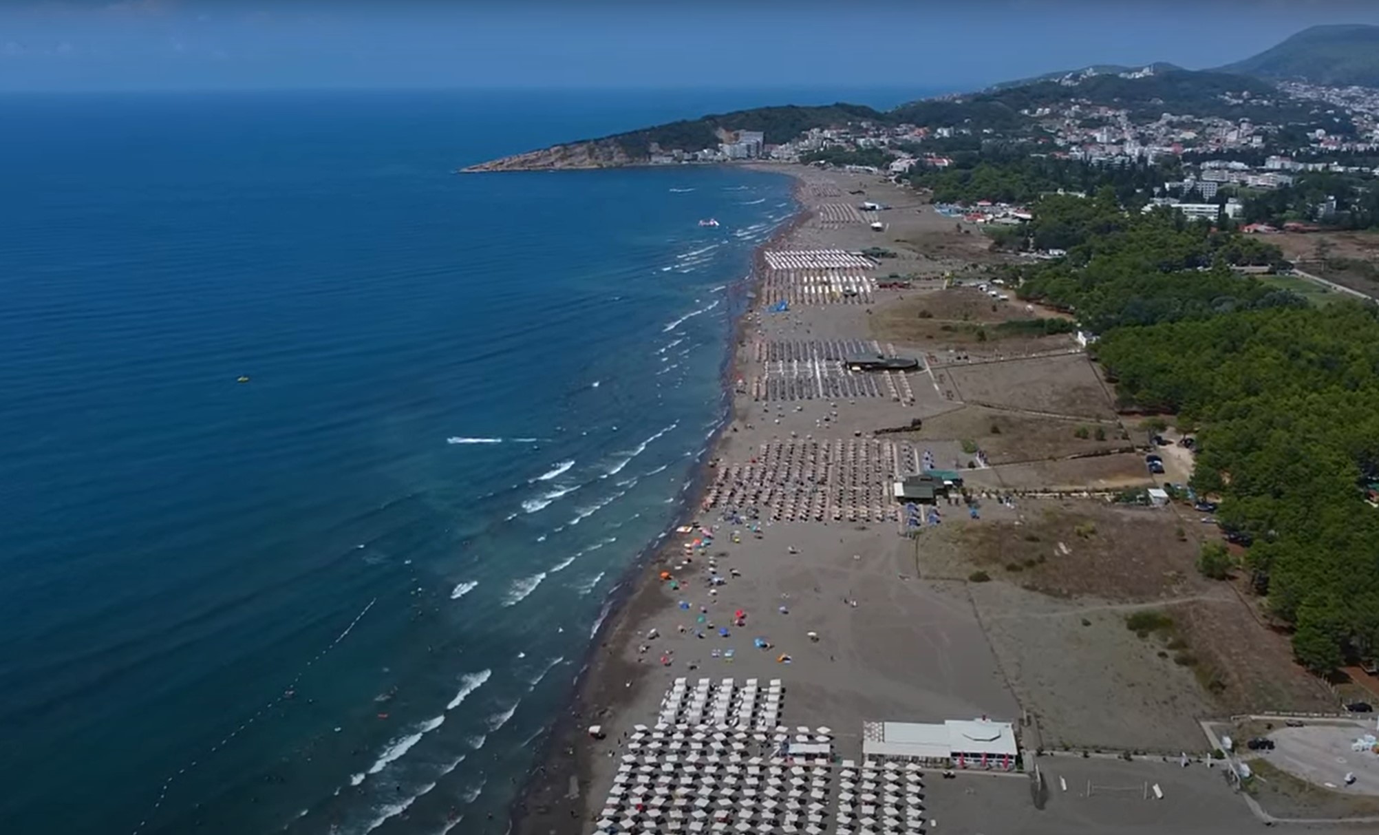 Velika plaža, ulcinjska Copacabana, Ulcinj, Črna gora, plaža, Jadransko morje