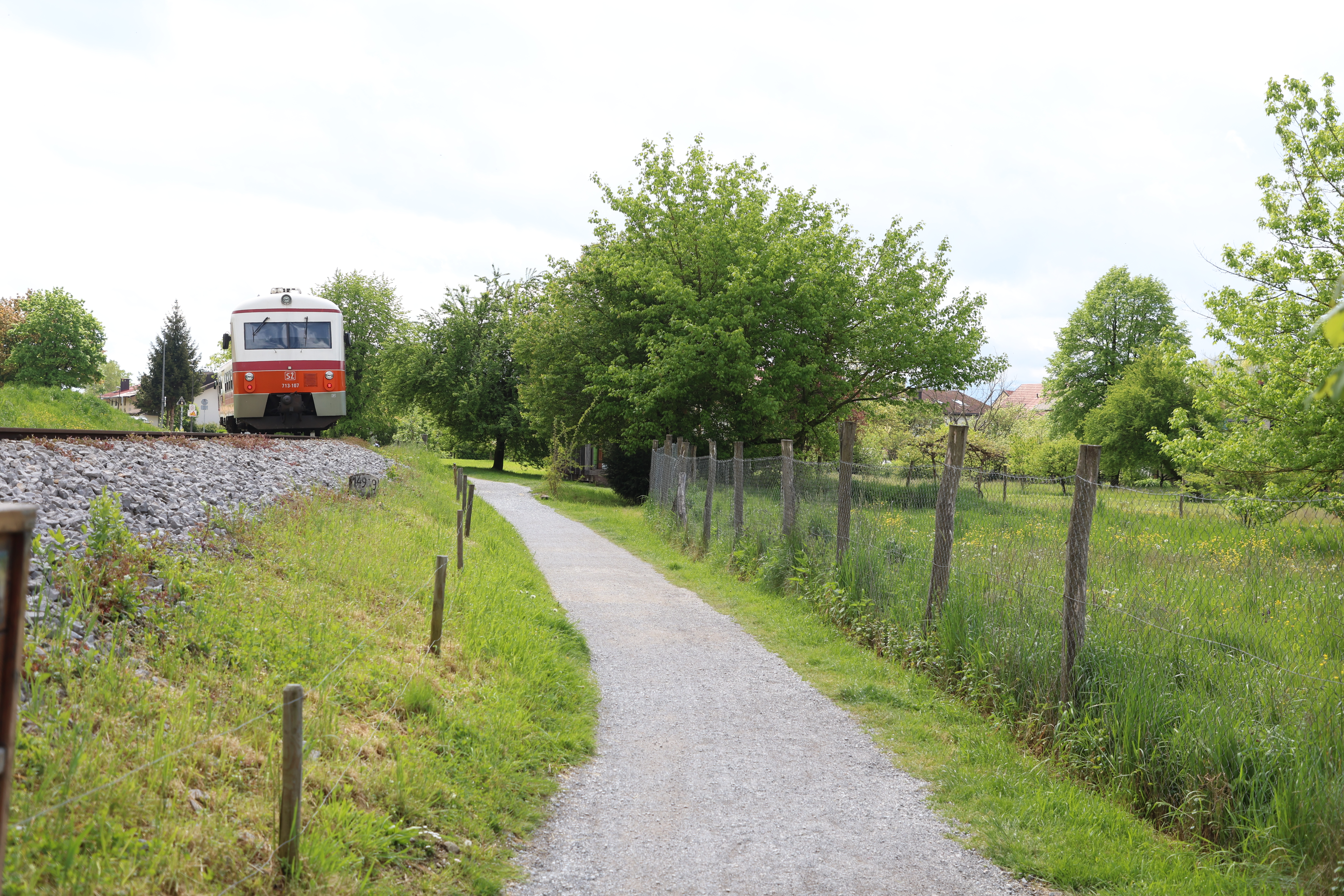 eleznica èez botanièni vrt