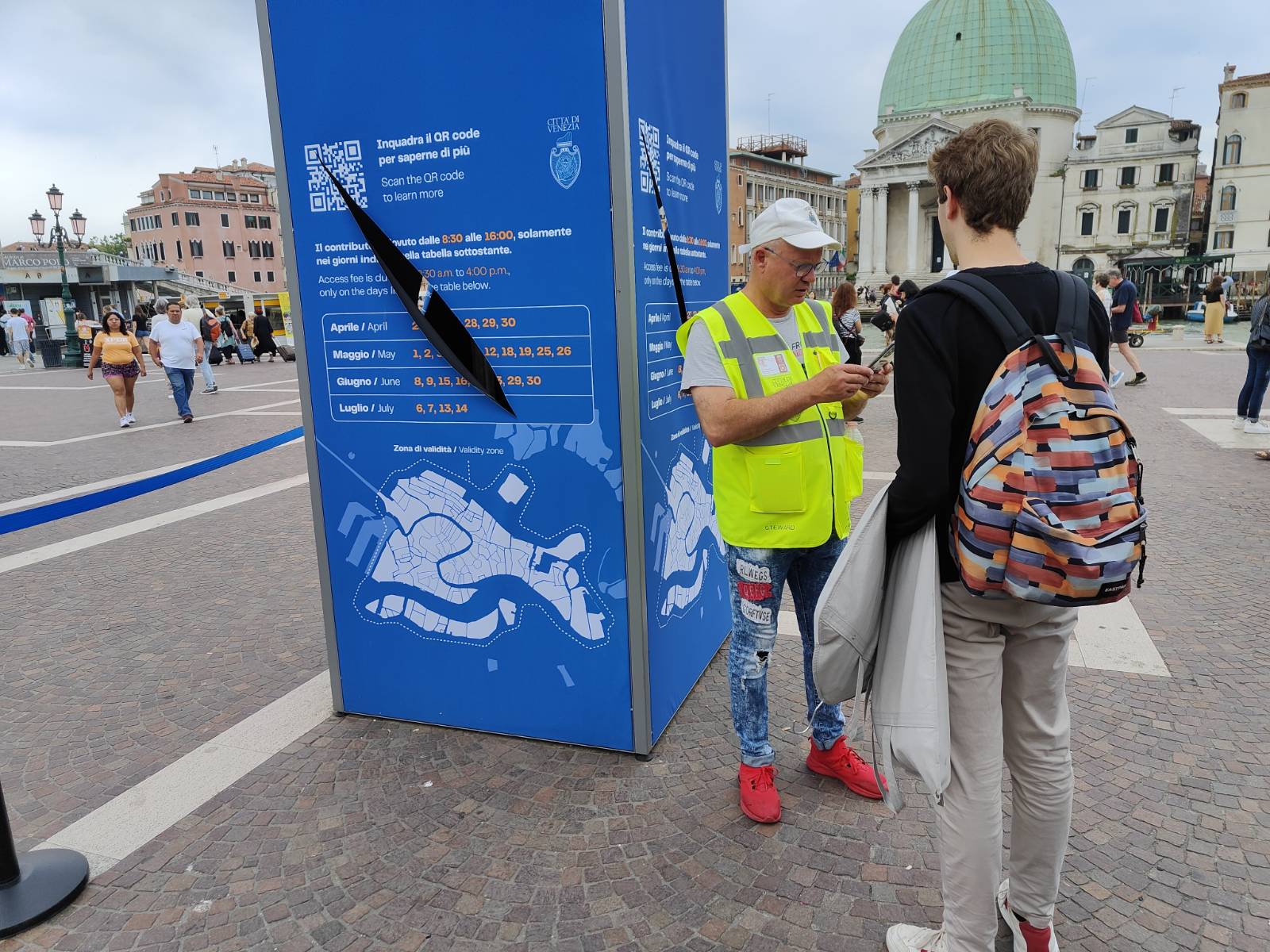 benetke, plačljiv vstop