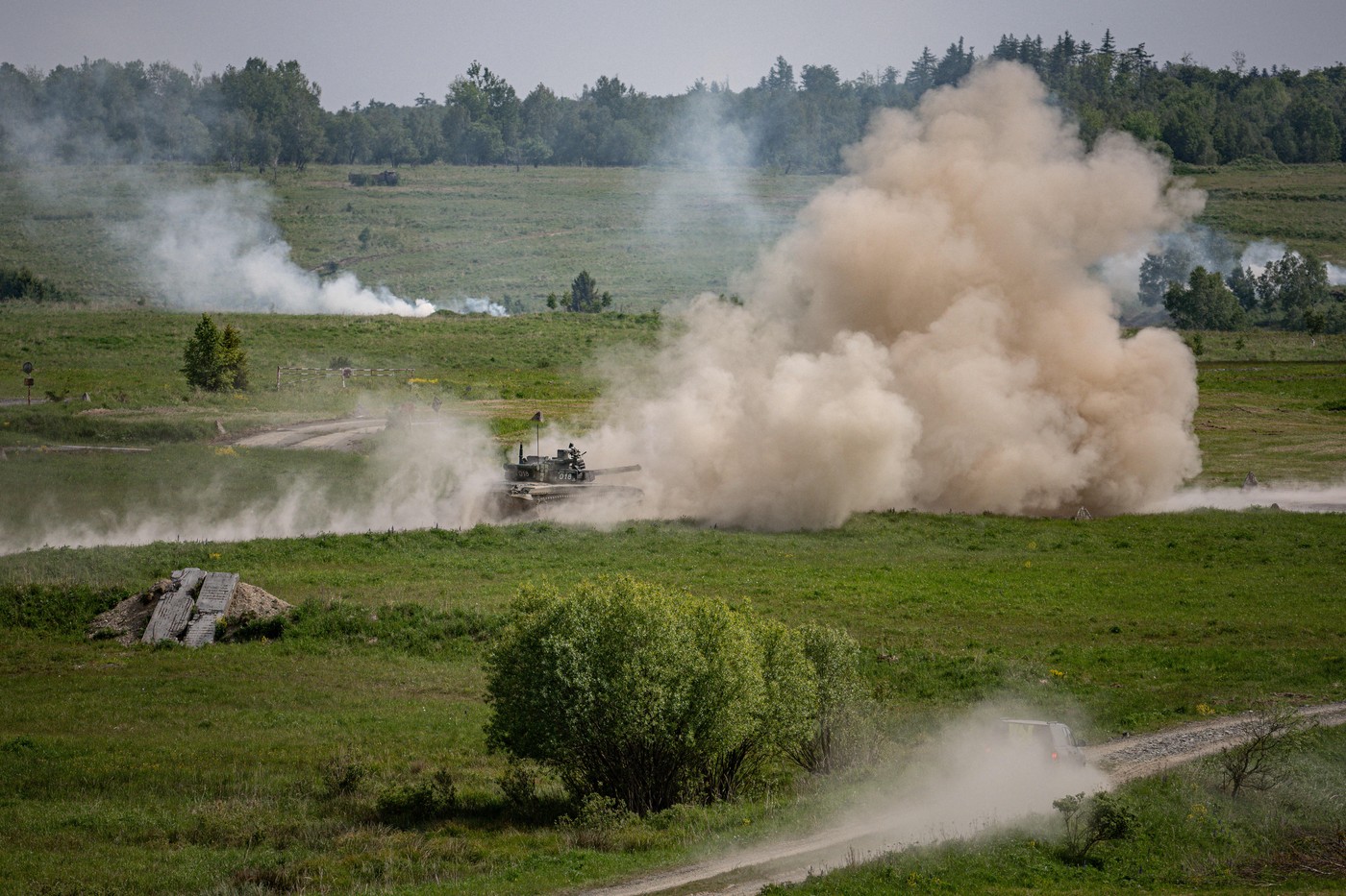 Vojaški poligon v mestu Libava na vzhodu Češke