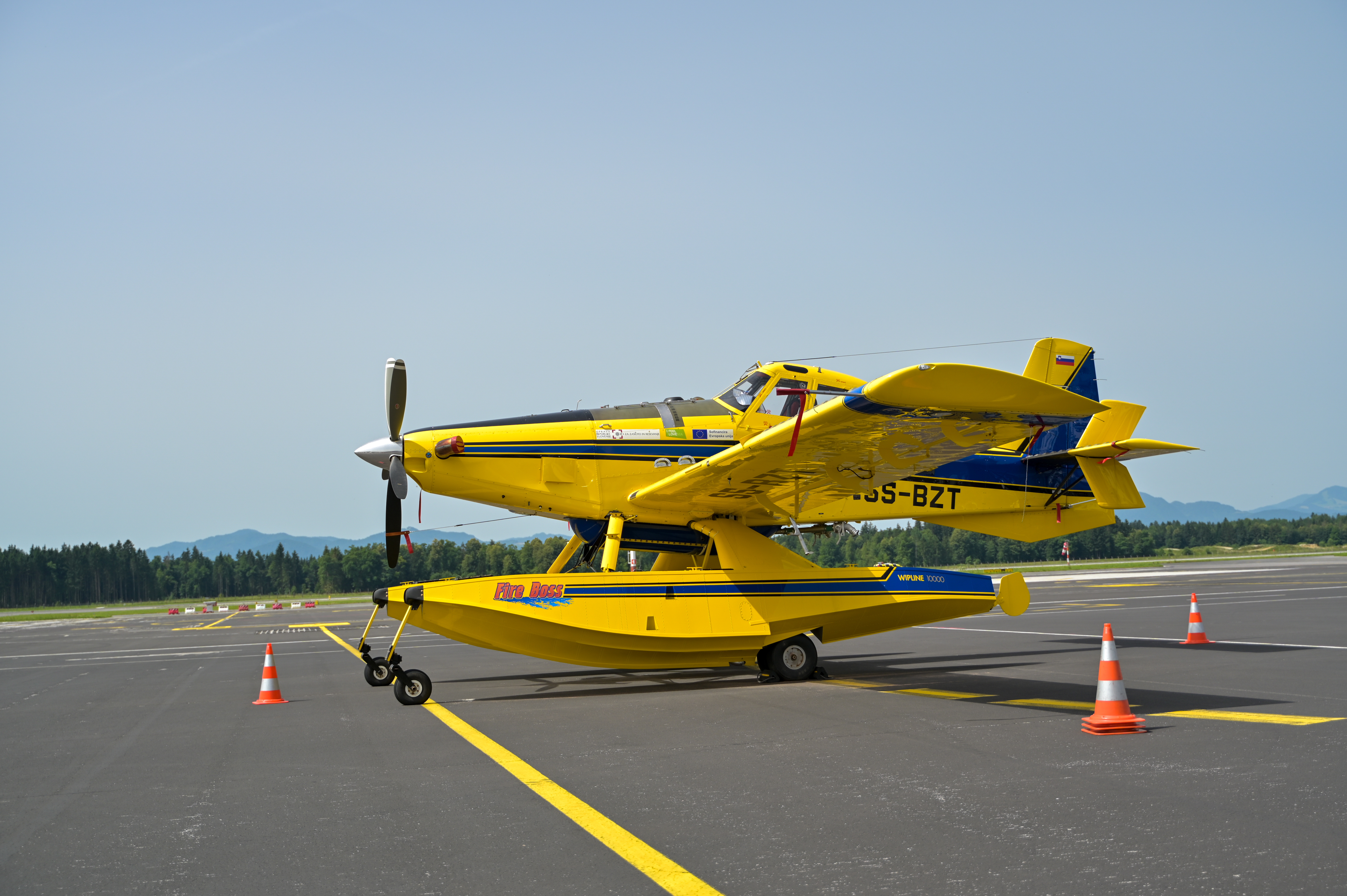 gašenje iz zraka, letala za gašenje, airtractor