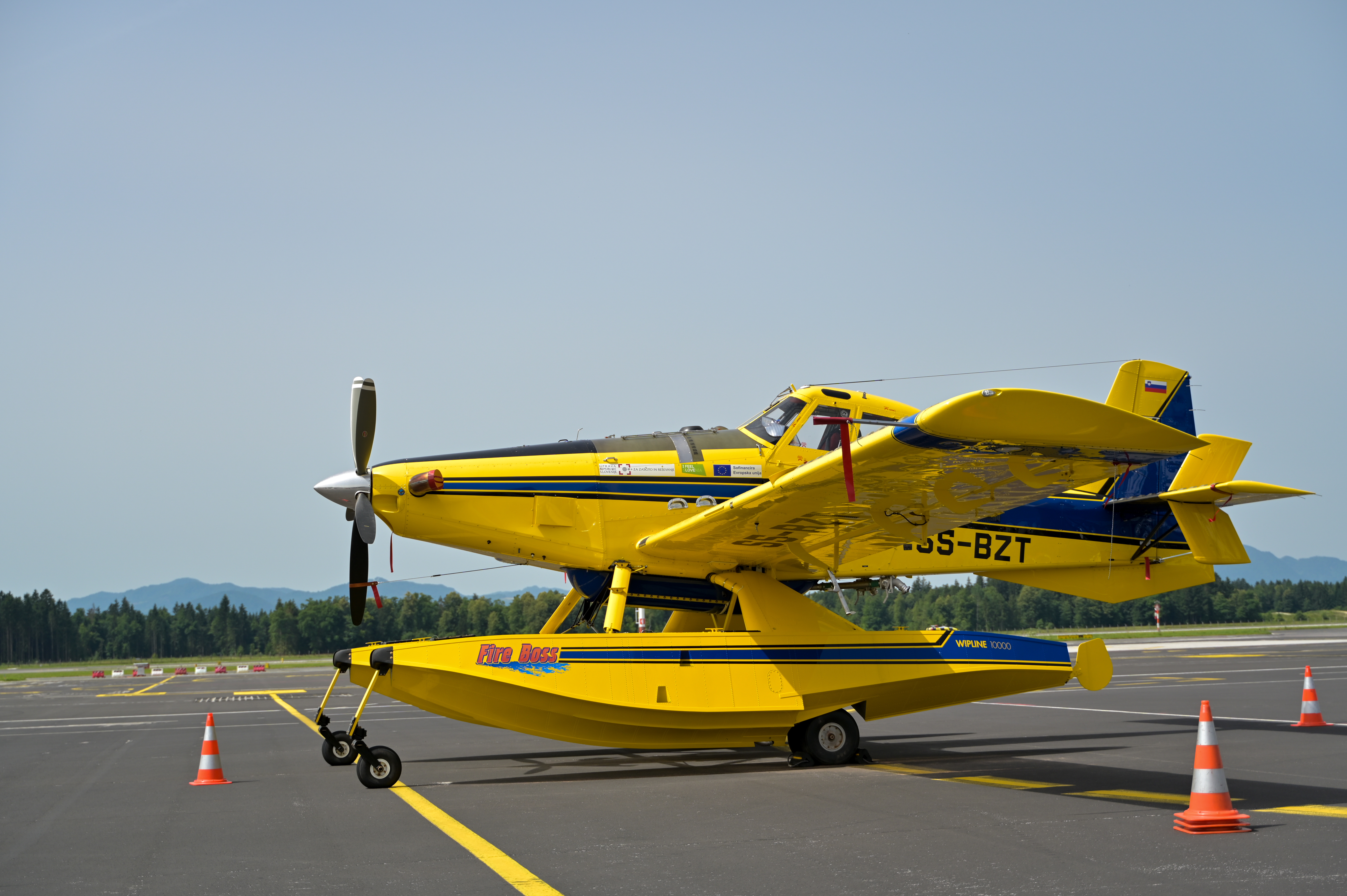 gašenje iz zraka, letala za gašenje, airtractor