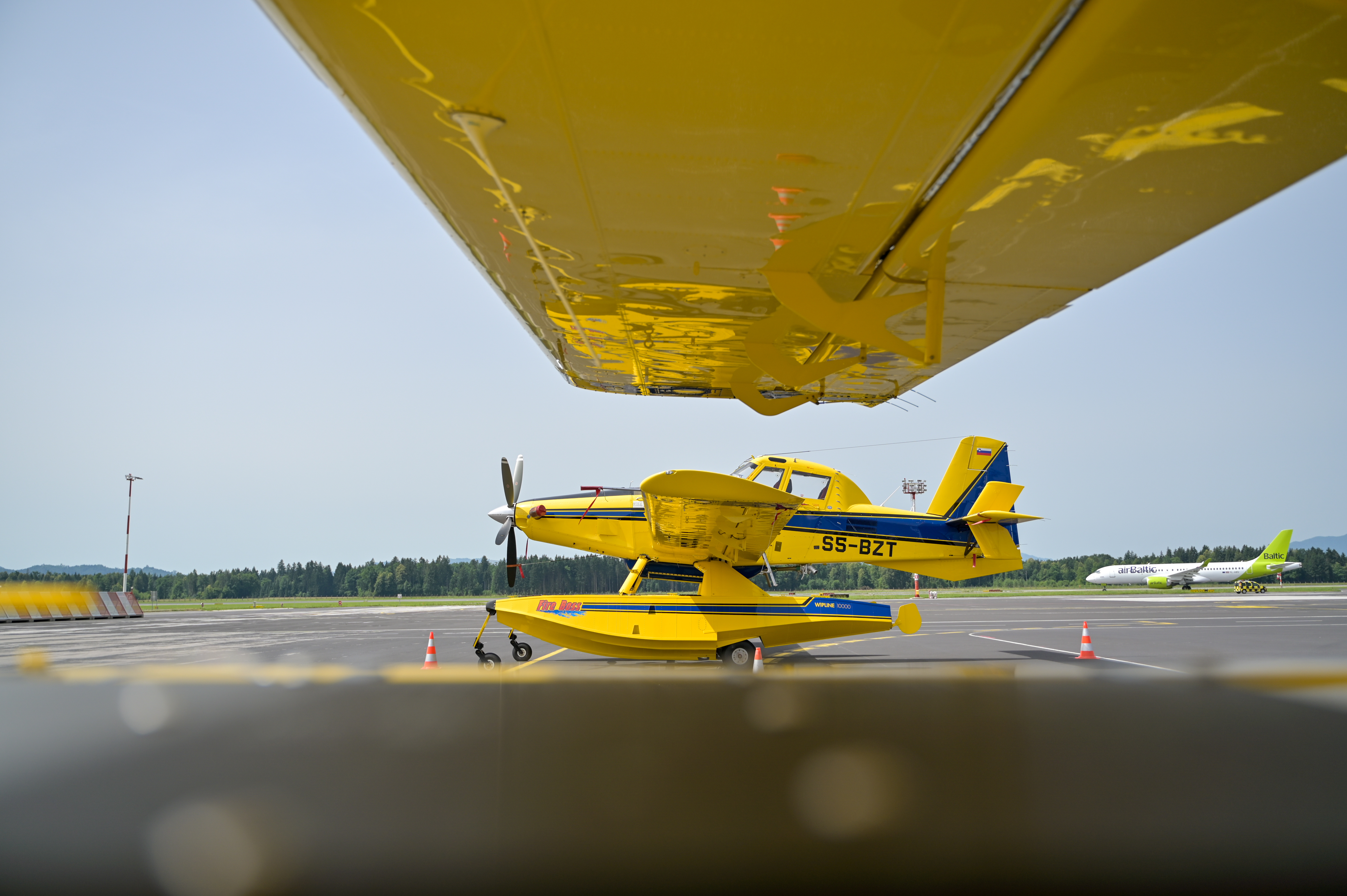 gašenje iz zraka, letala za gašenje, airtractor