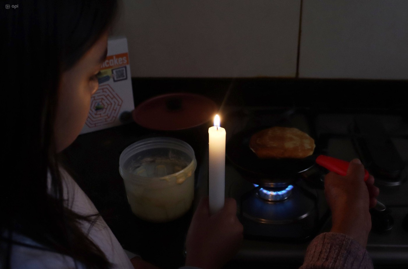 Prizor iz Ekvadorja med električnim mrkom