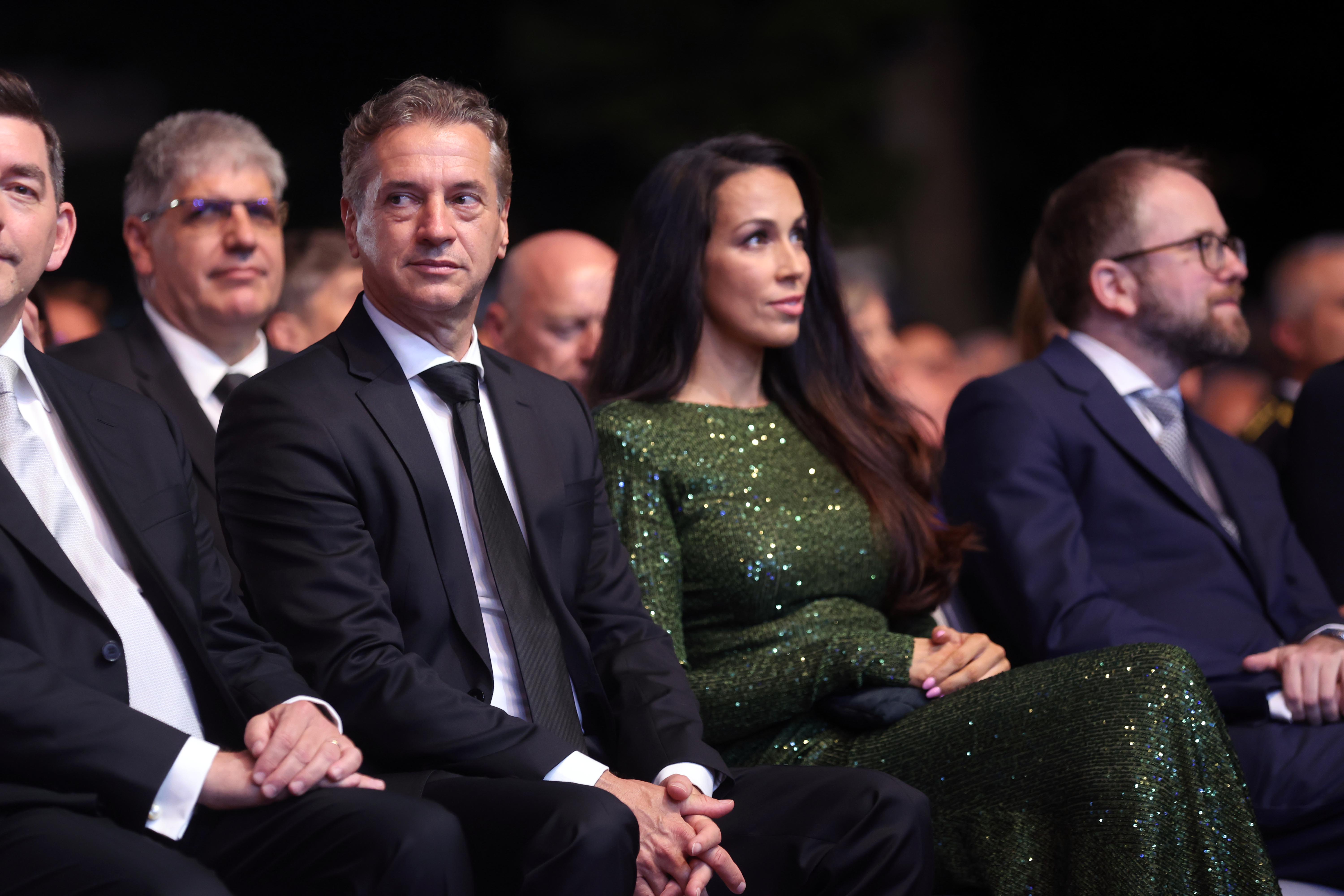 Tina Gaber in Robert Golob, državna proslava, dan državnosti