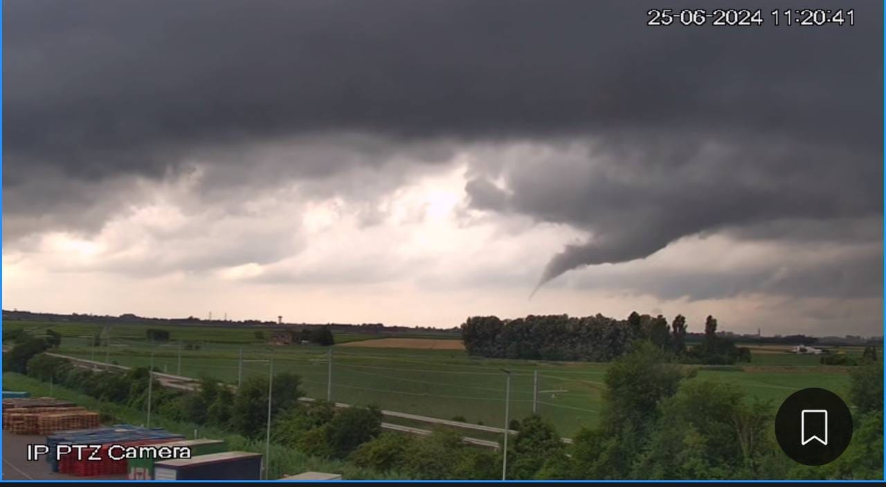 tornado, italija, rovigo