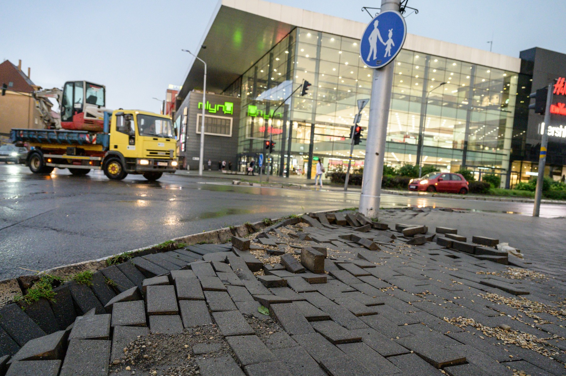 Neurje v slovaškem mestu Nitra (Foto: TASR/PROFIMEDIA)