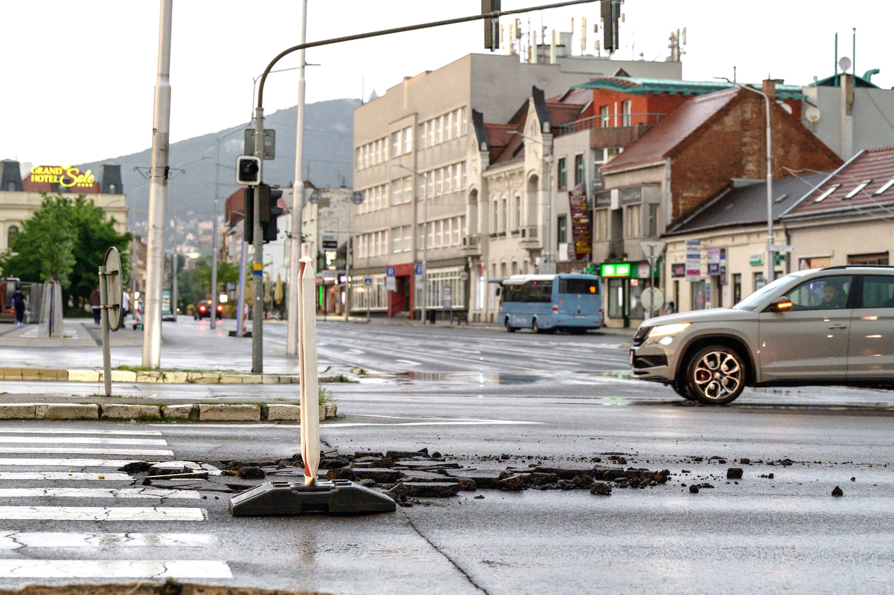 Neurje v slovaškem mestu Nitra (Foto: TASR/PROFIMEDIA)