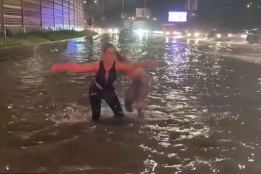 fekalije, poplave, beograd, kopanje, viralen video