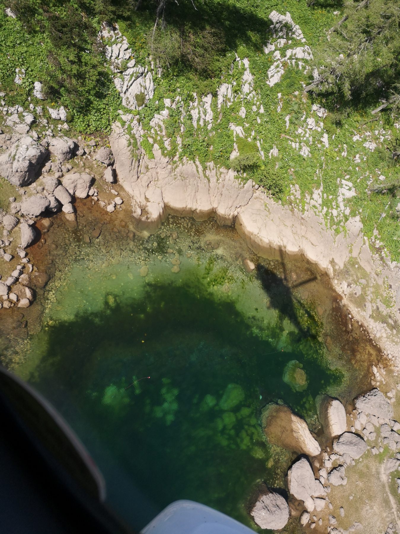 policijski helikopter, gorski reševalci