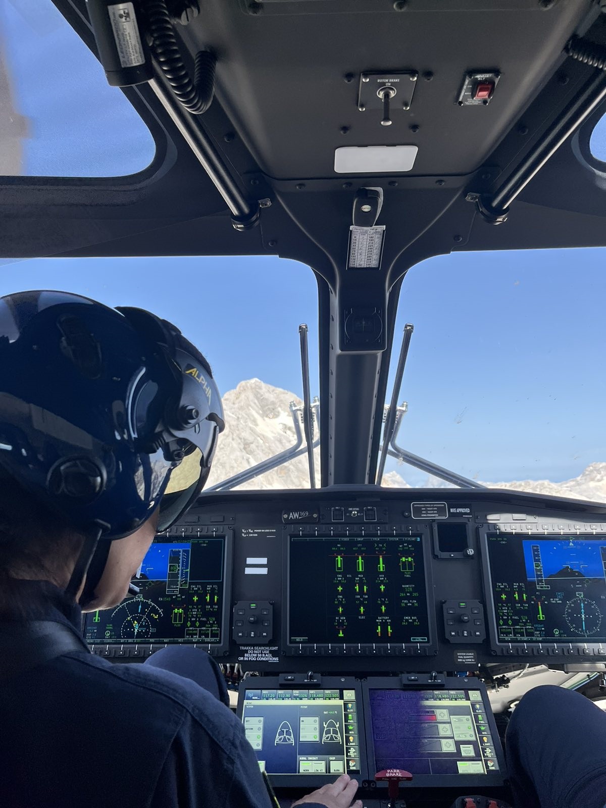 policijski helikopter, gorski reševalci