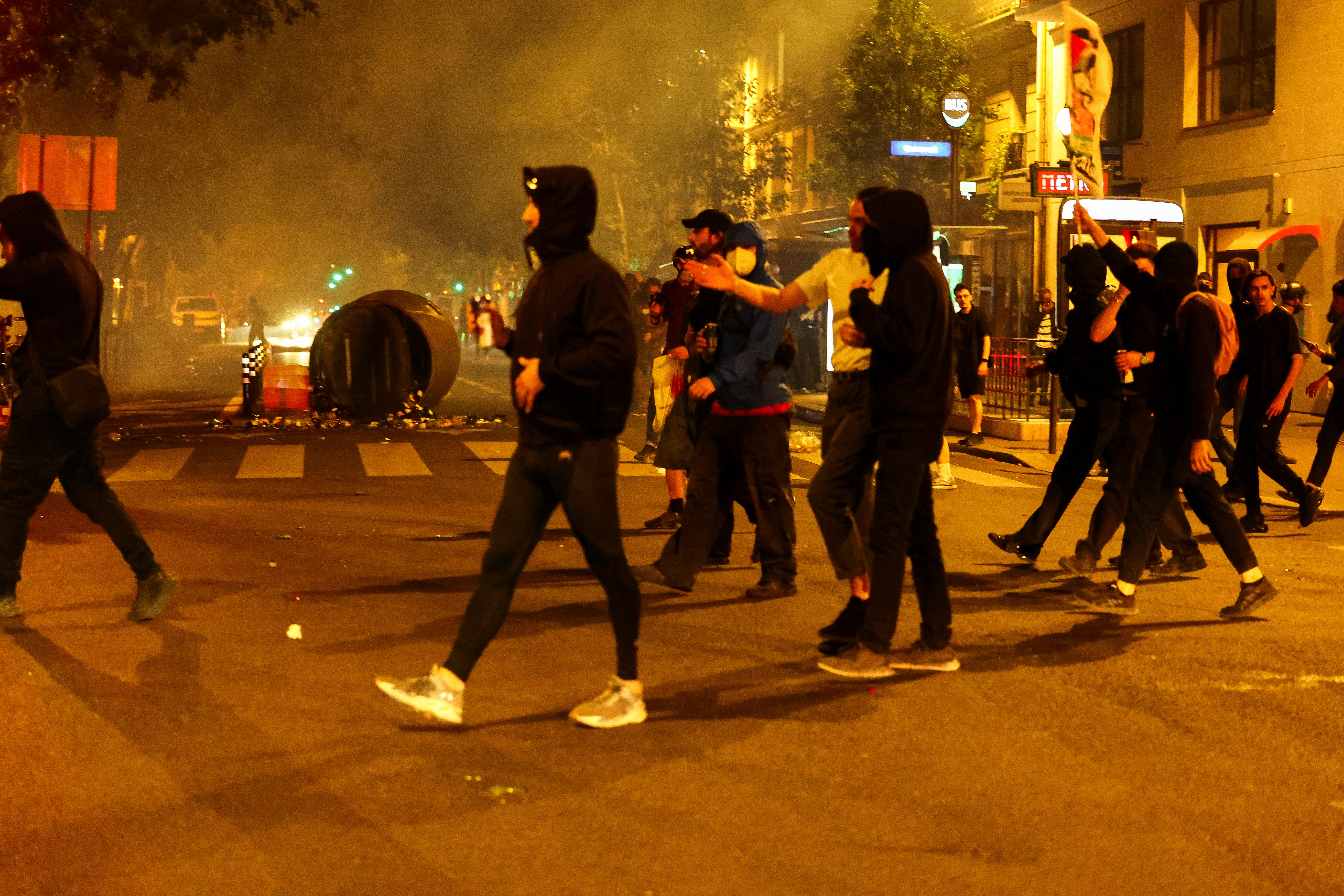 protesti, francija, levica