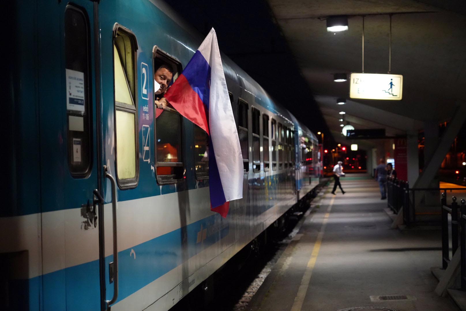 euro2024, slovenija, navijaški vlak