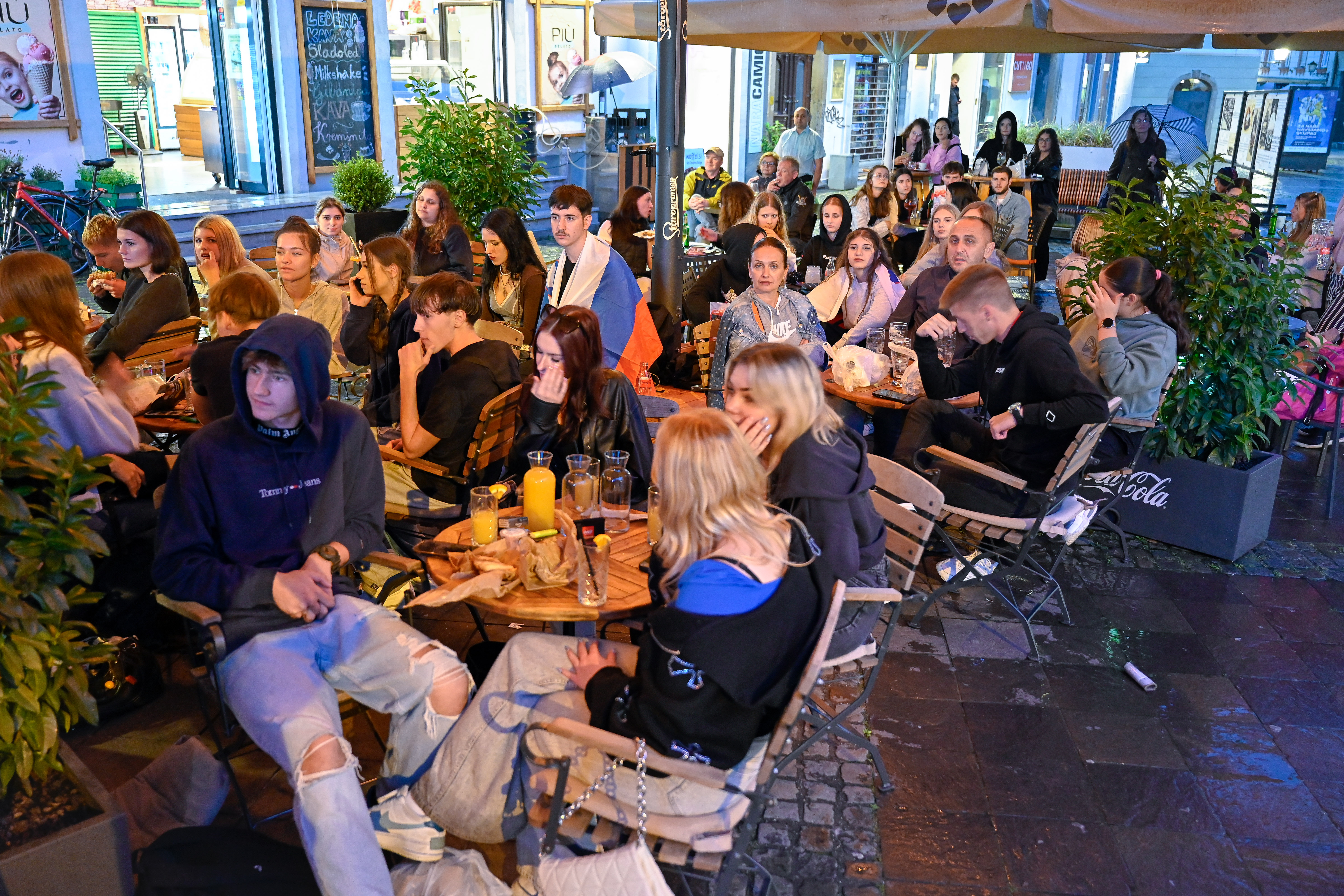 Navijaško vzdušje v Mariboru (Foto: Bobo)