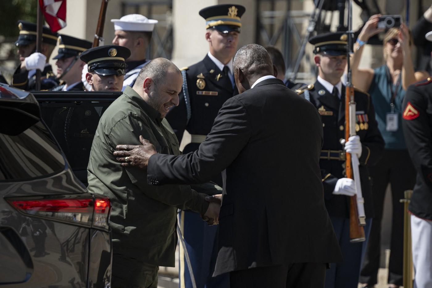 Rustem Umerov in Lloyd Austin