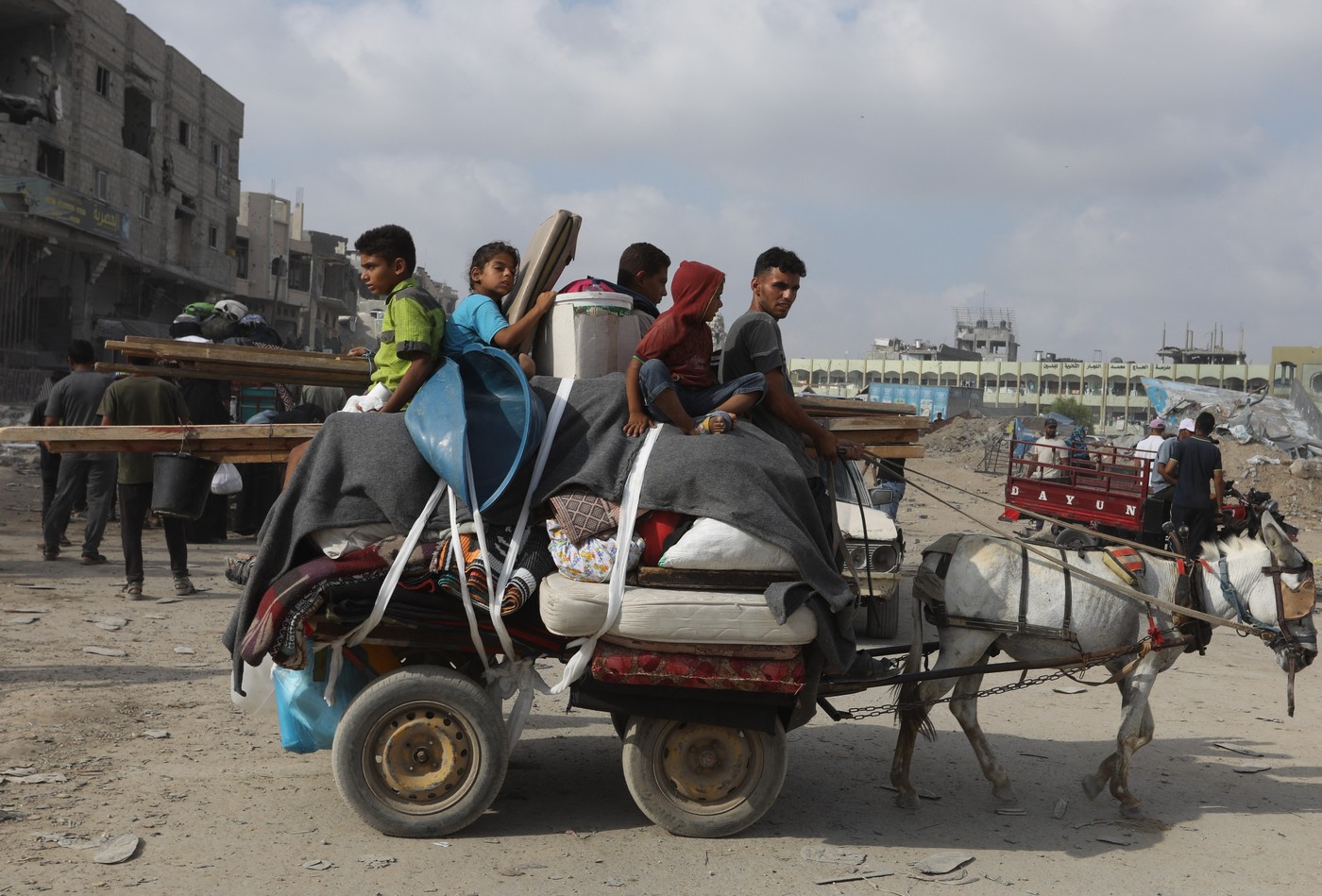 Han Junis je vnovič prizorišče prisilnega razseljevanja palestinskega prebivalstva