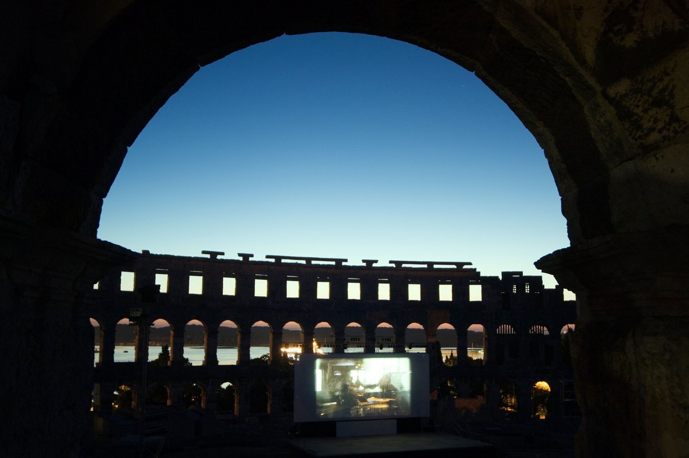 Pogled na puljsko areno