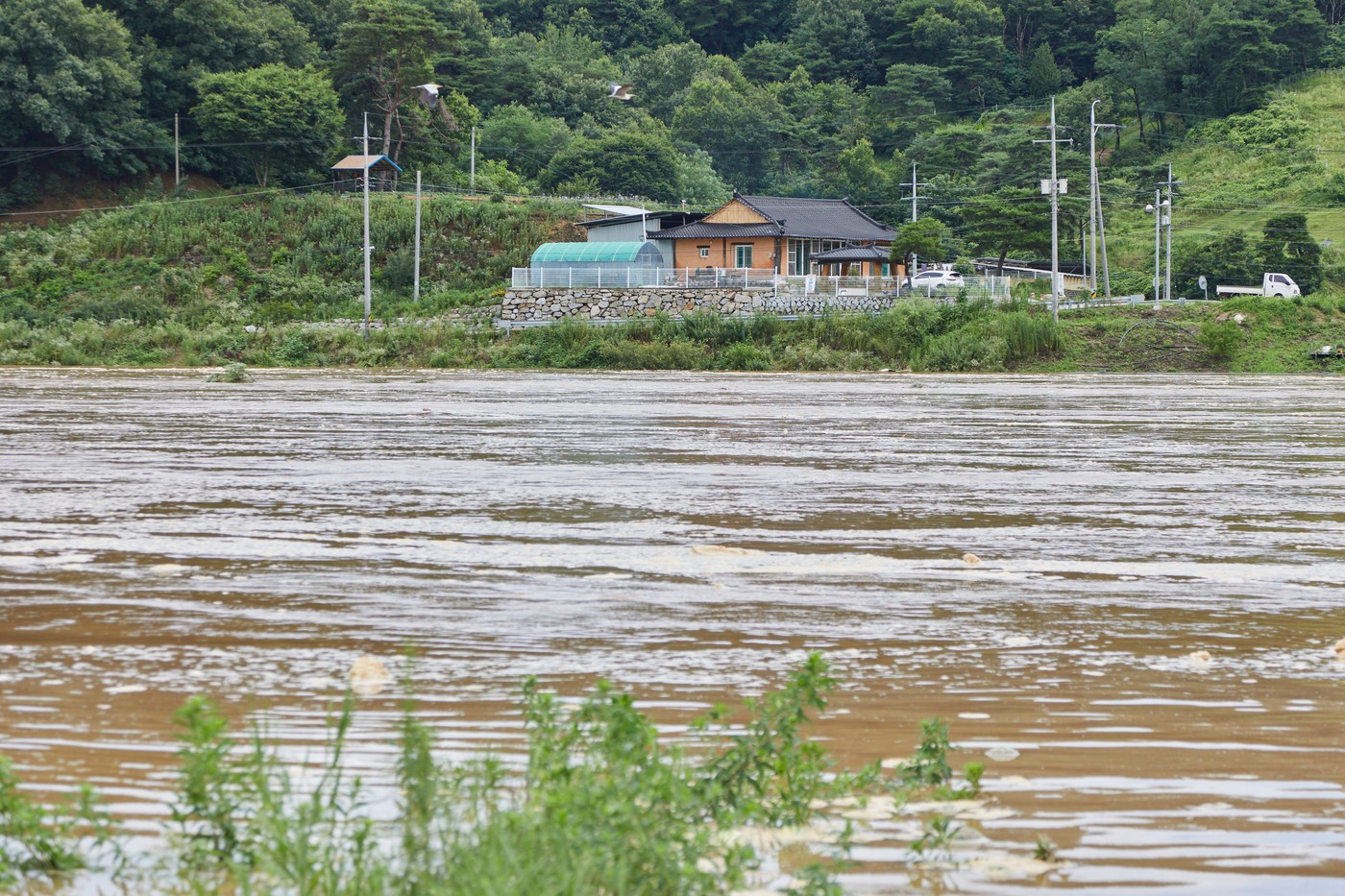 Južna Koreja, deževje, poplave, monsuni