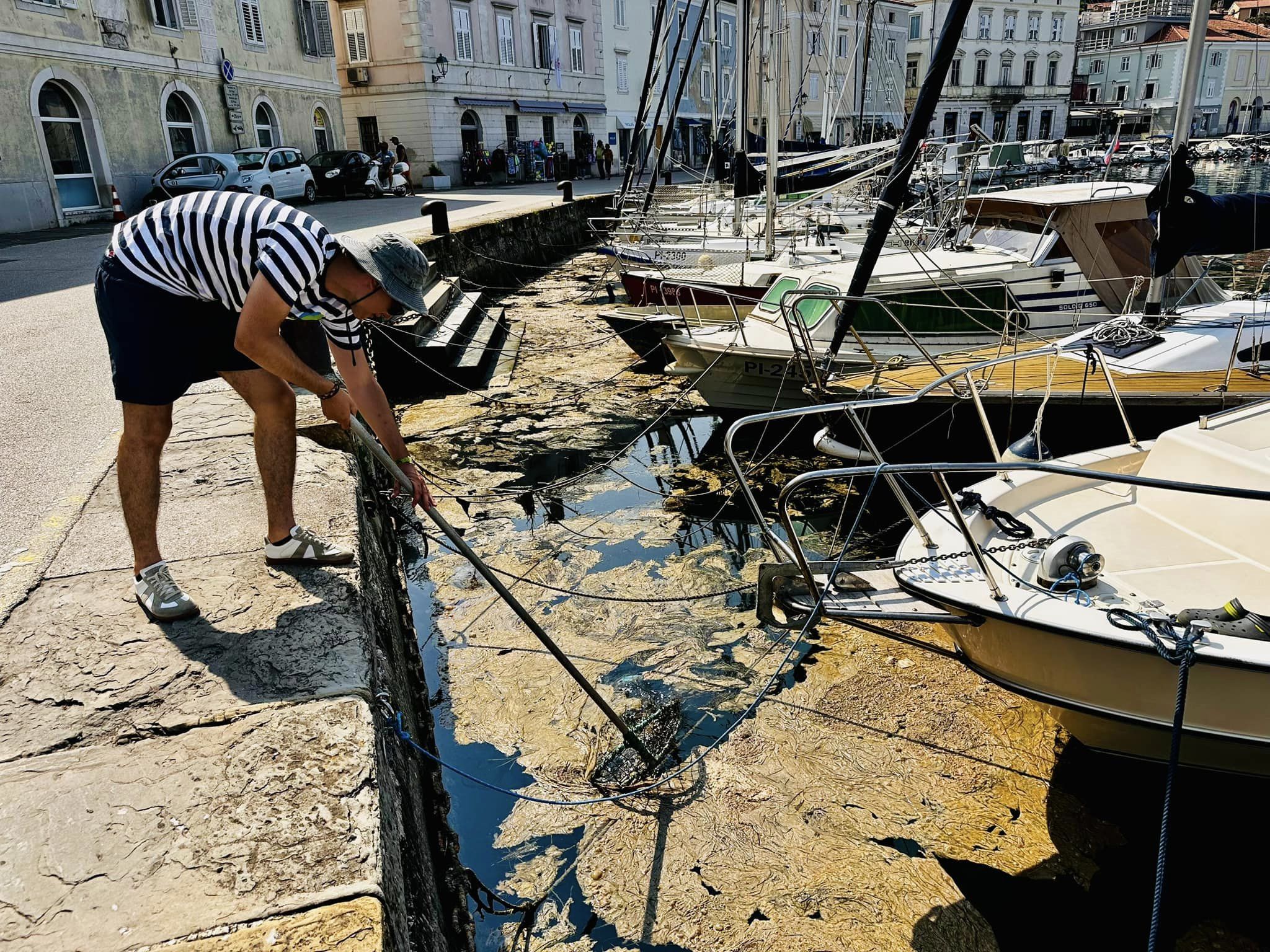 Ročno odstranjevanje sluzi v Piranu