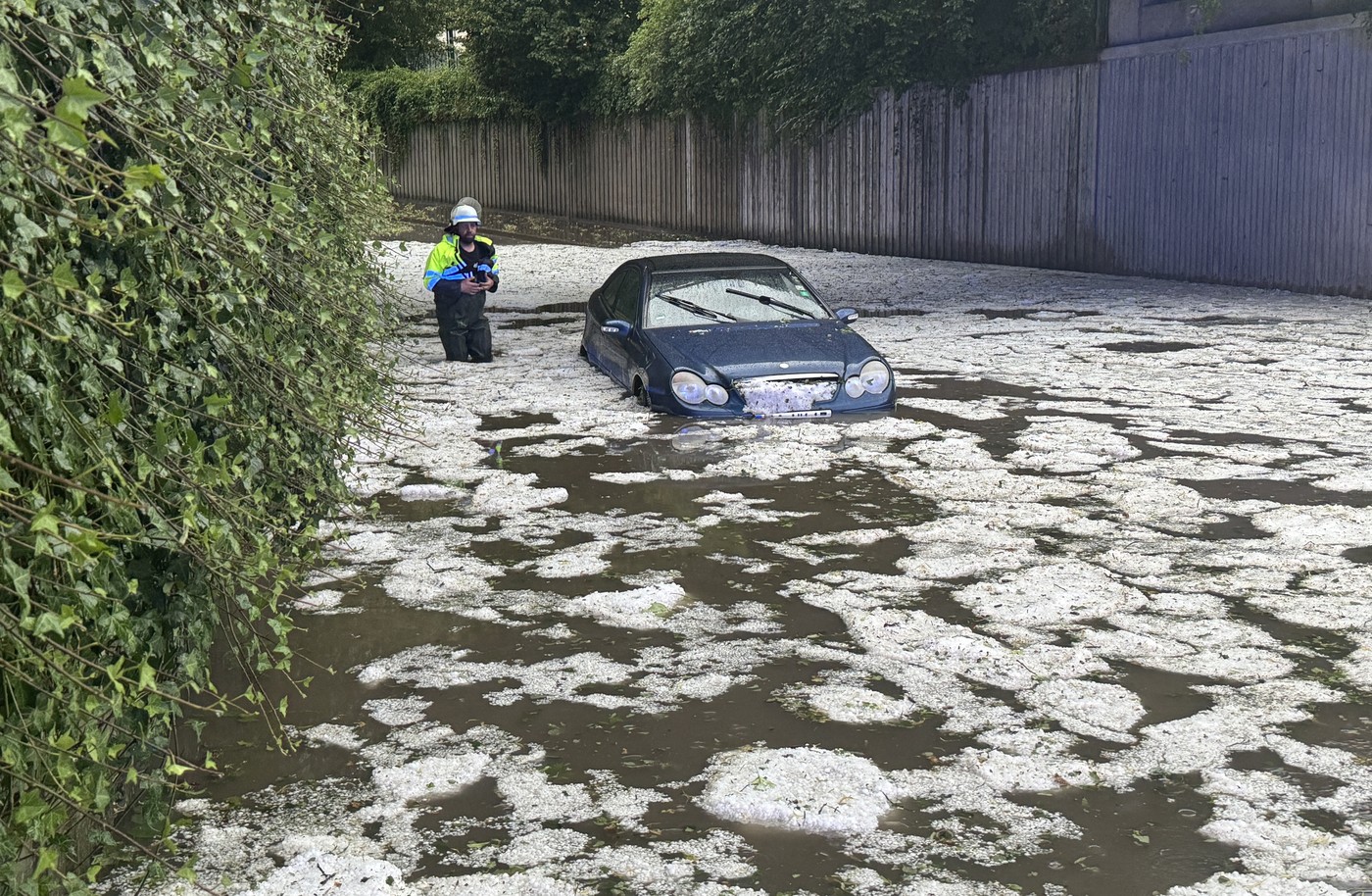 Neurje na Bavarskem v Nemčiji