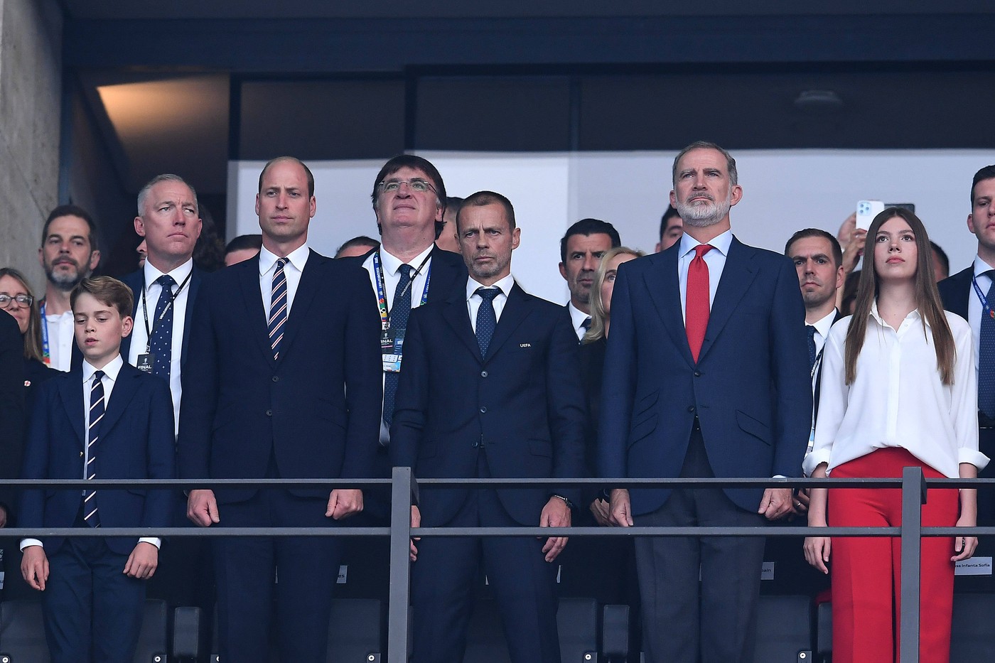 Čeferin na ogledu finala Eura 2024