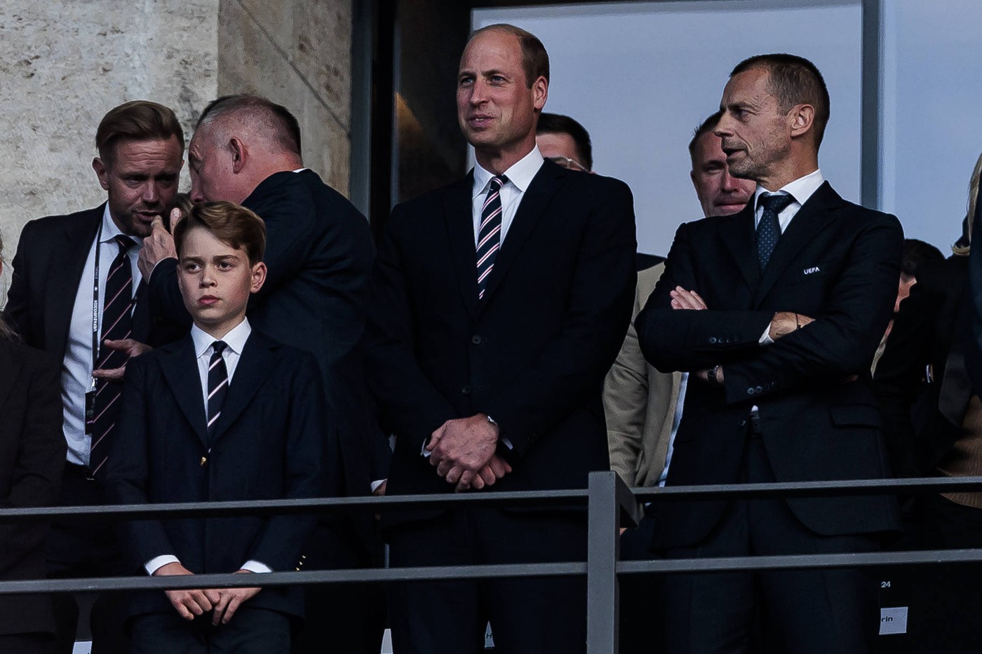 Čeferin na ogledu finala Eura 2024