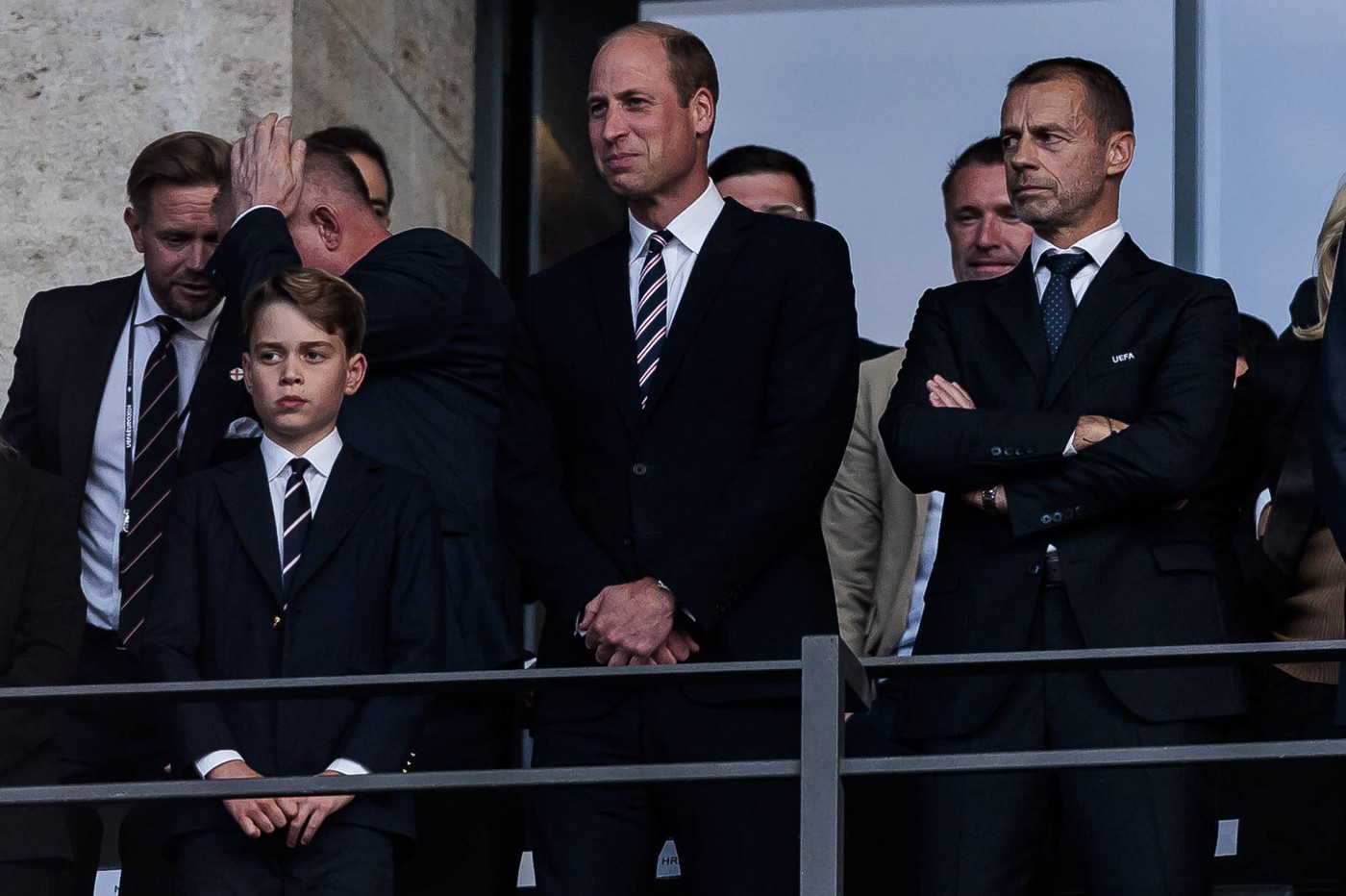 Čeferin na ogledu finala Eura 2024