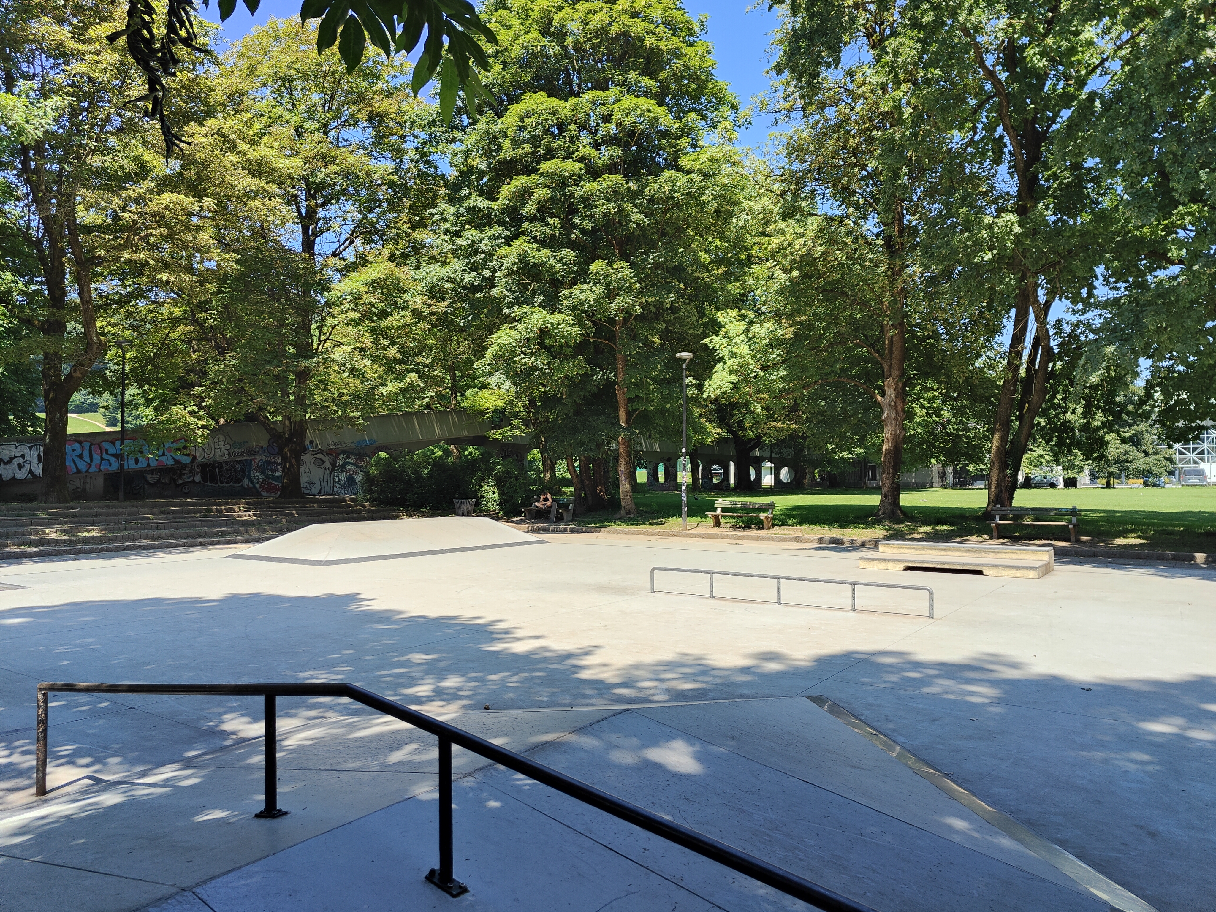 Rolkarski park v Tivoliju (Foto: N1)