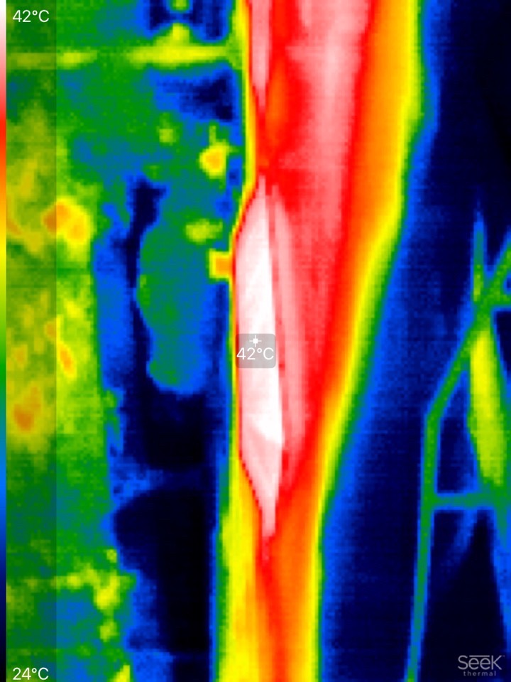 termokamera, Ljubljana, vročina