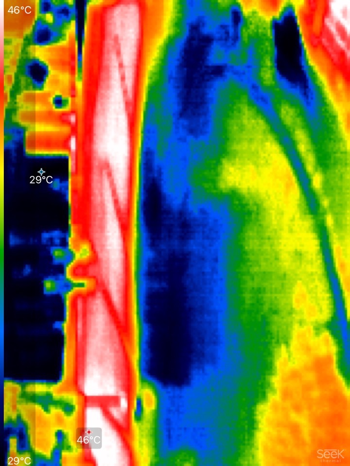 termokamera, Ljubljana, vročina