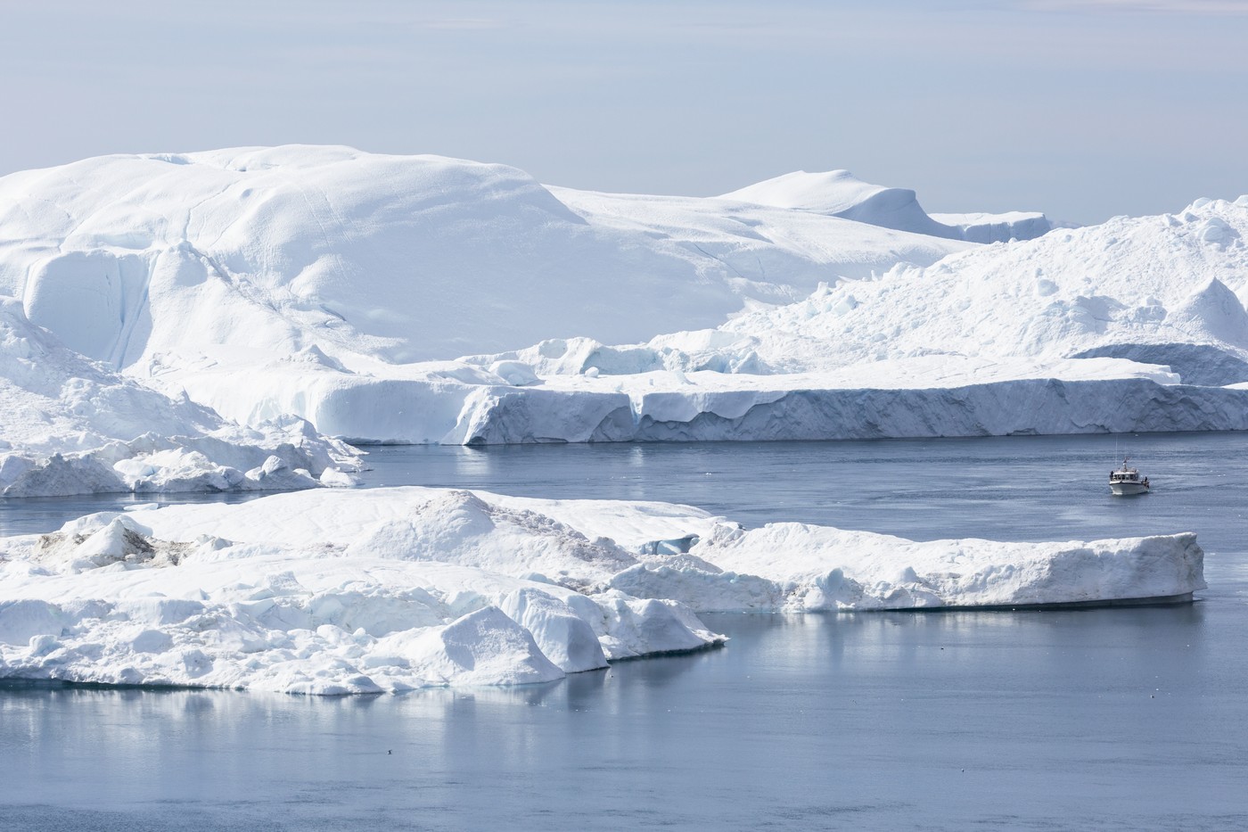 Polarni led, Grenlandija, ledenik