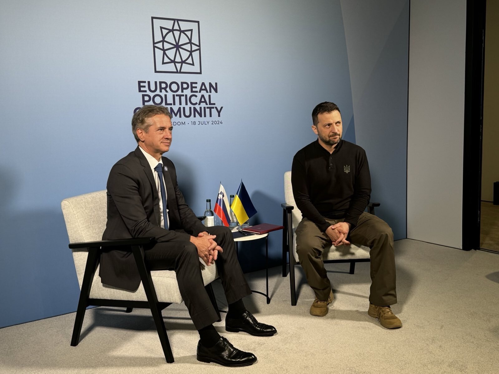 Volodimir Zelenski, Robert Golob, varnostni sporazum