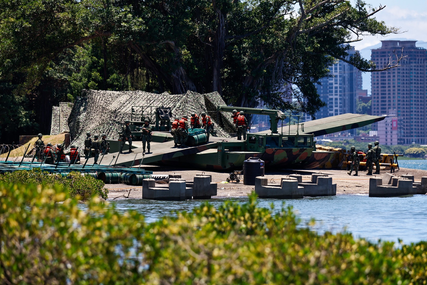 Tajvan, vojaške vaje